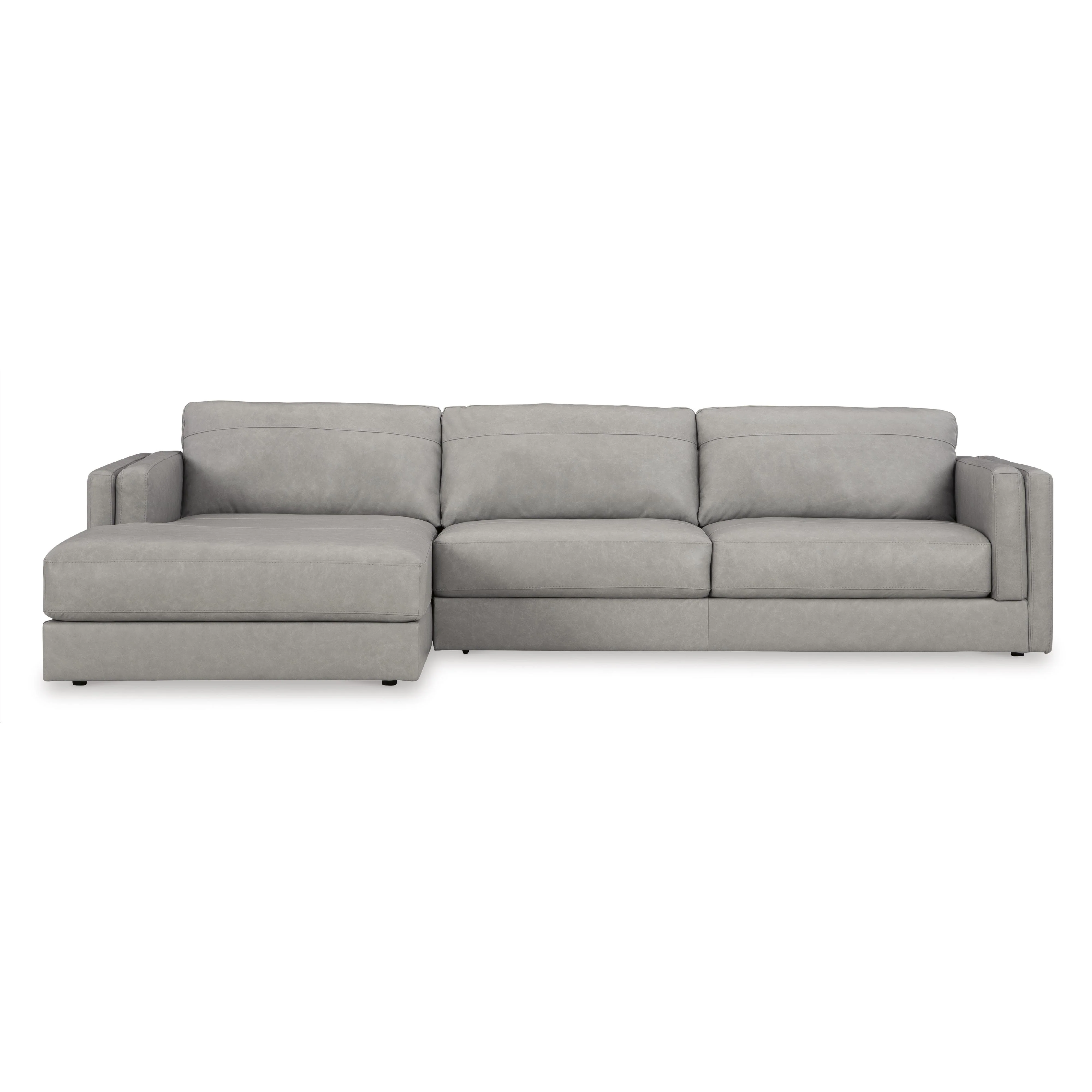 Signature Design by Ashley Amiata 57404S1 2 pc Sectional with Chaise - Image 2