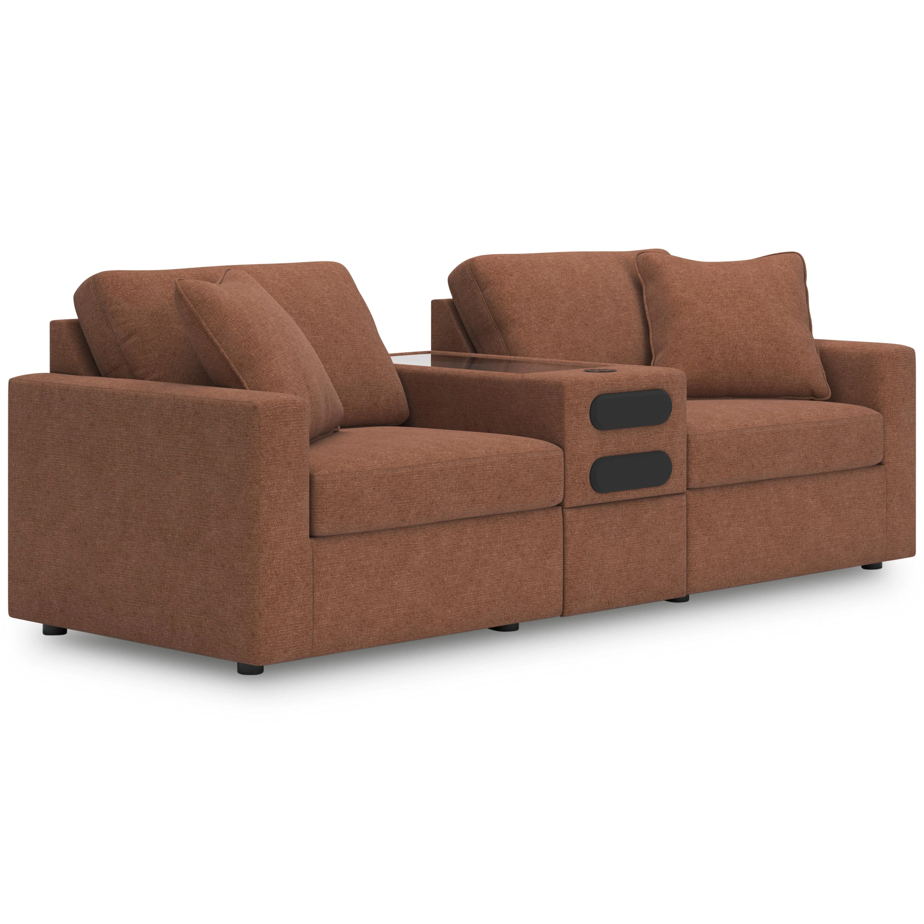 Signature Design by Ashley Modmax 92102S13 3 pc Sectional Loveseat with Audio System - Image 1