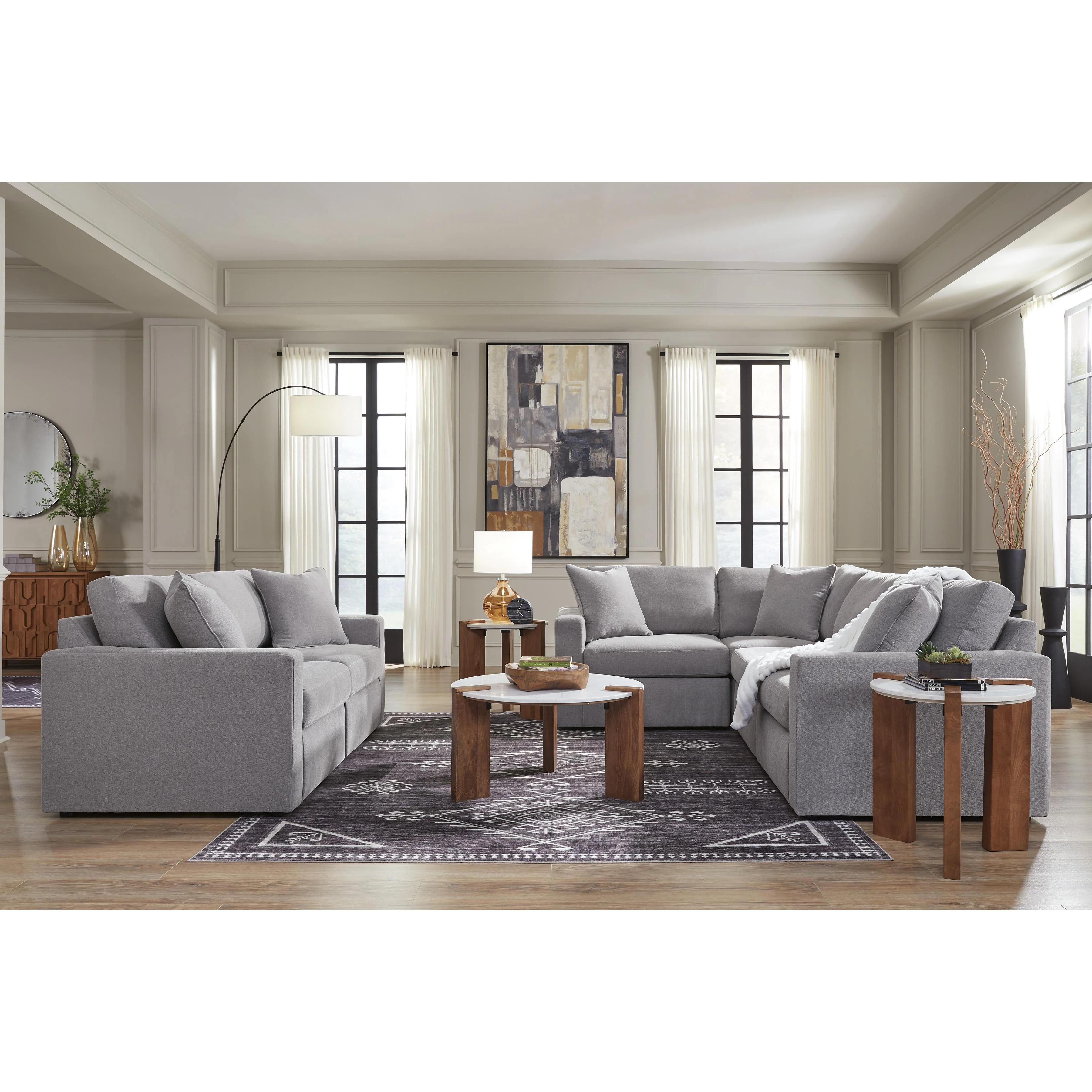 Signature Design by Ashley Modmax 92104S1 2 pc Sectional Loveseat - Image 2