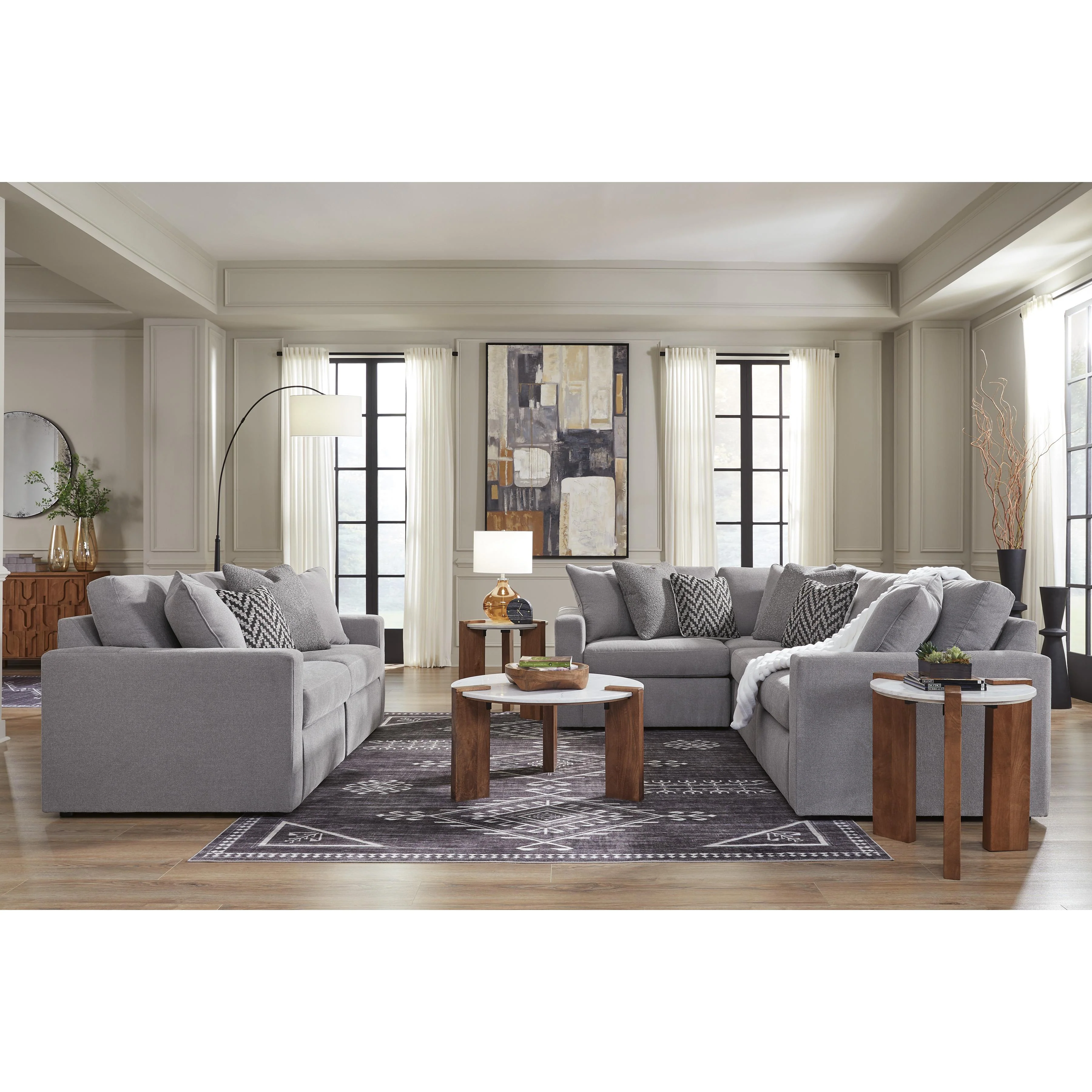 Signature Design by Ashley Modmax 92104S1 2 pc Sectional Loveseat - Image 3