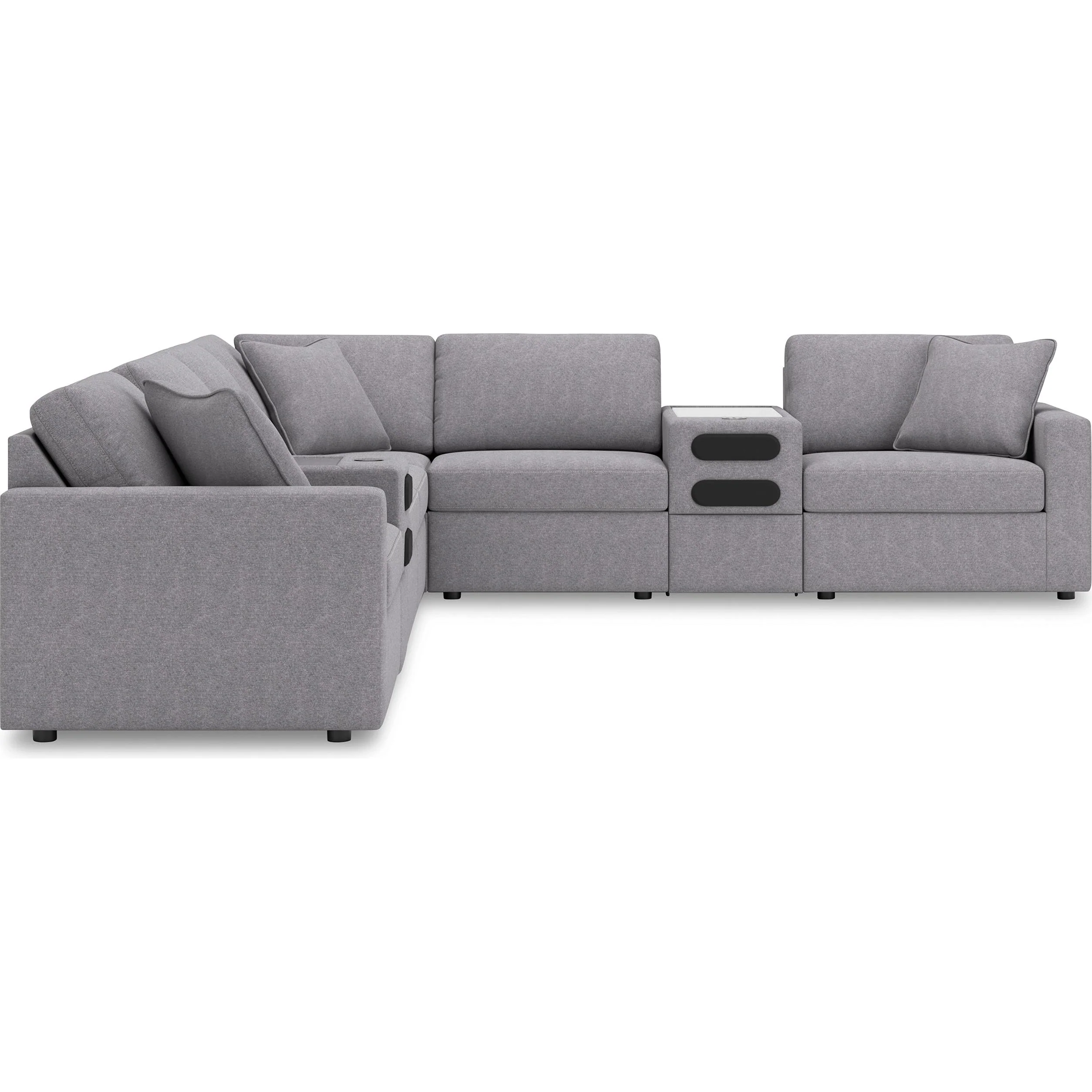 Signature Design by Ashley Modmax 92104S16 8 pc Sectional with Audio System - Image 3