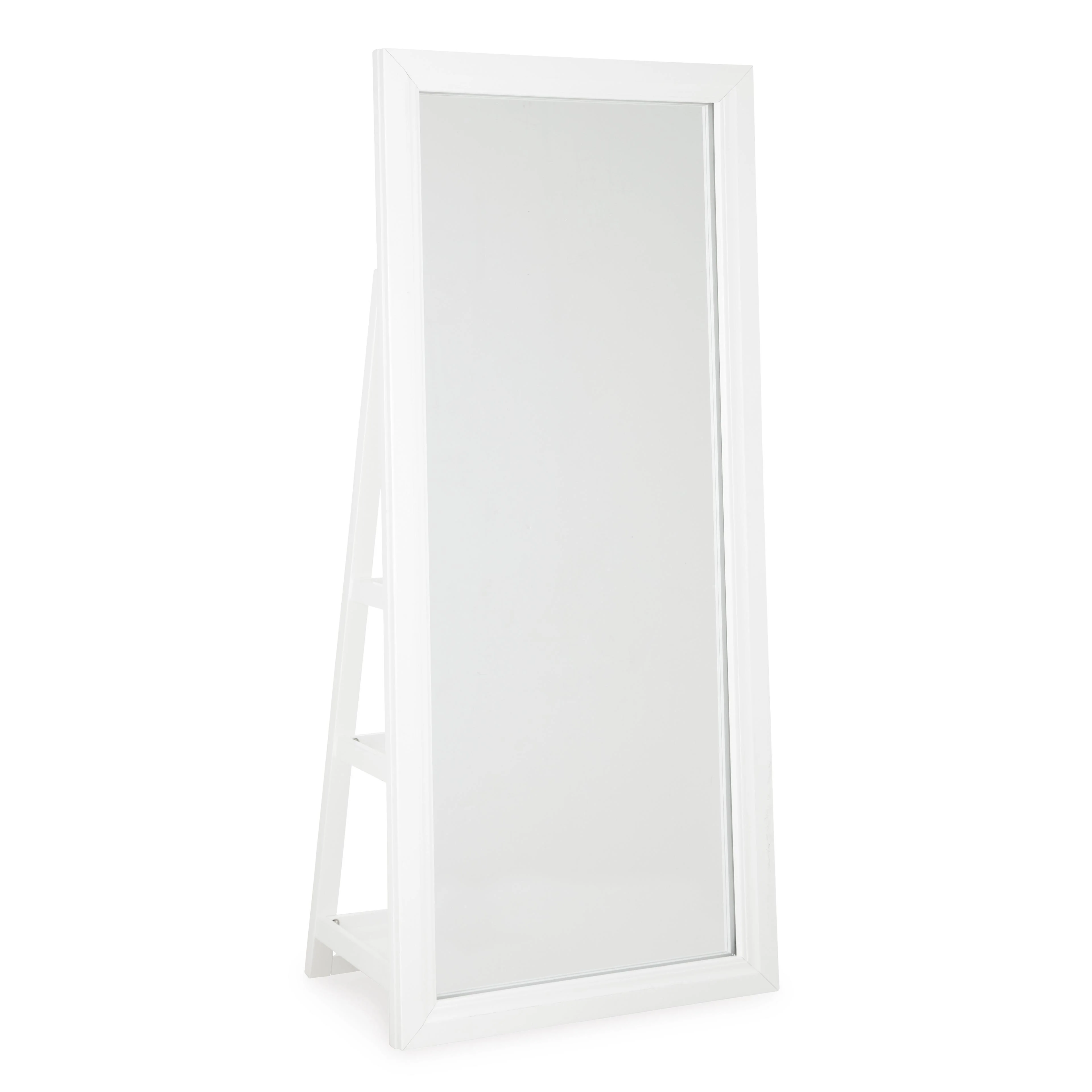 Signature Design by Ashley Evesen A8010383 Floor Standing Mirror with Storage - Image 1