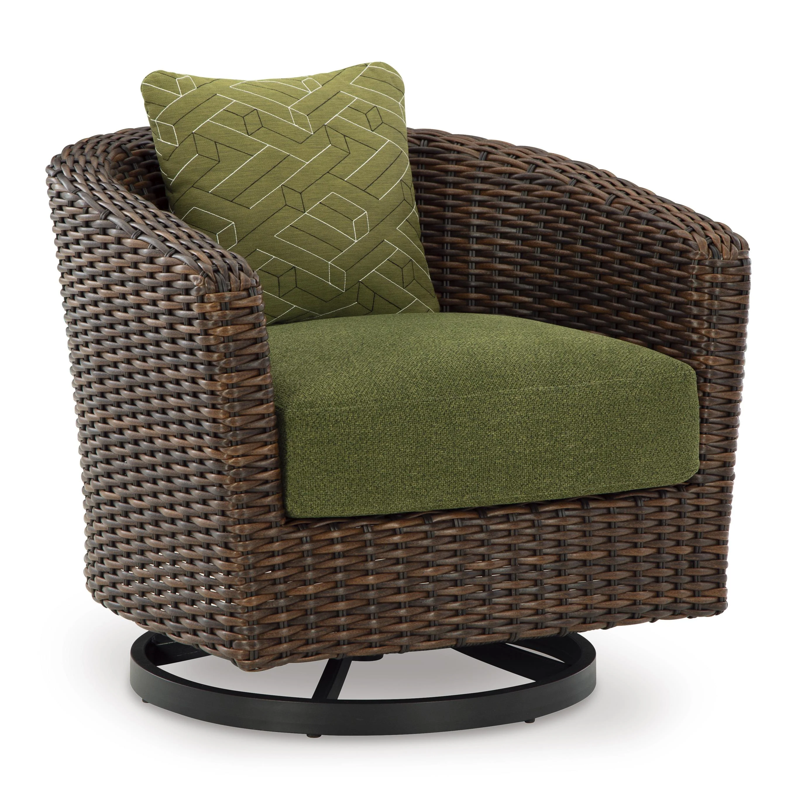 Signature Design by Ashley Horizon Hall P572-821 Swivel Lounge with Cushion - Image 1