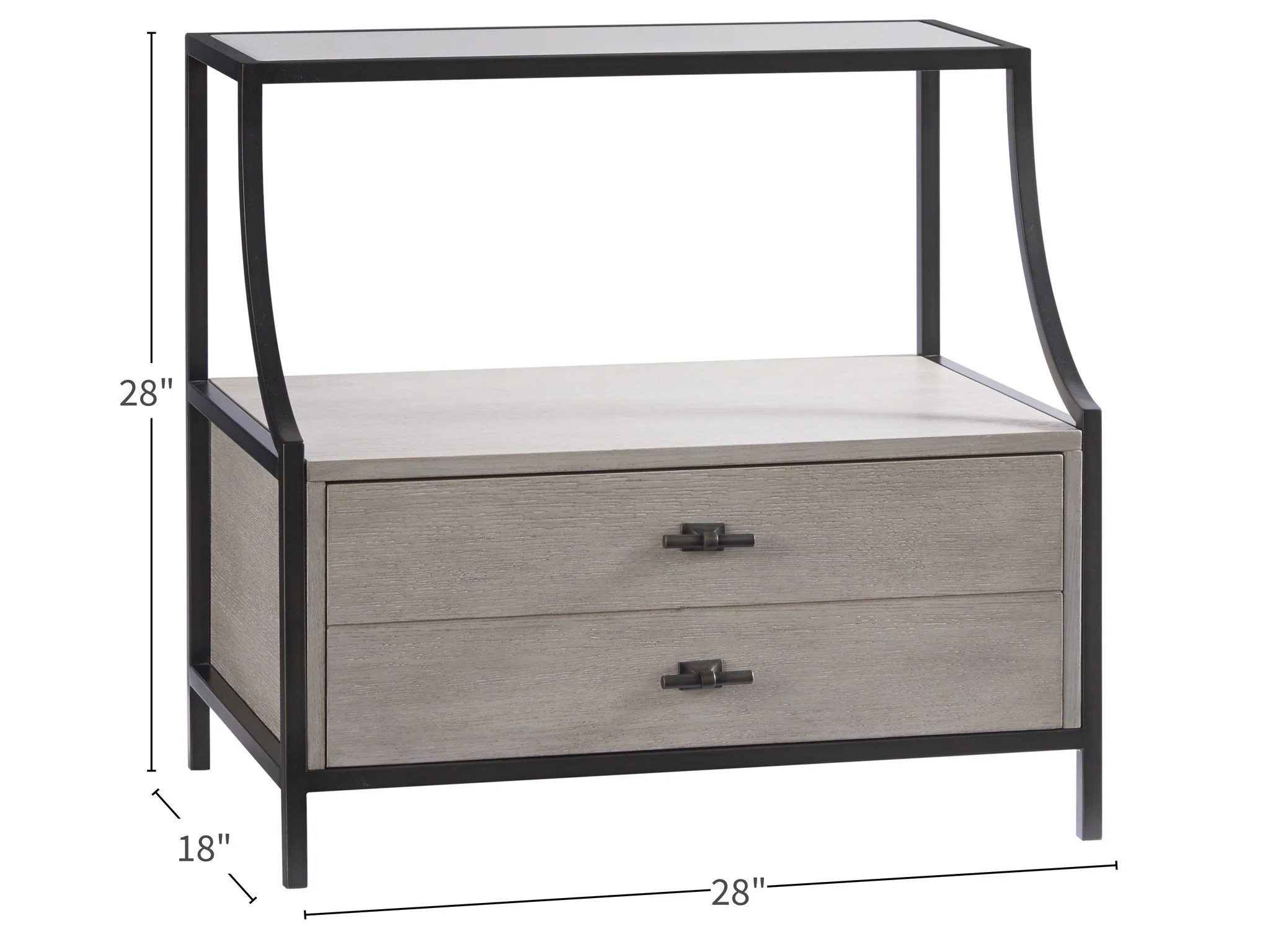 Vivian Stone Top Nightstand - Image 3