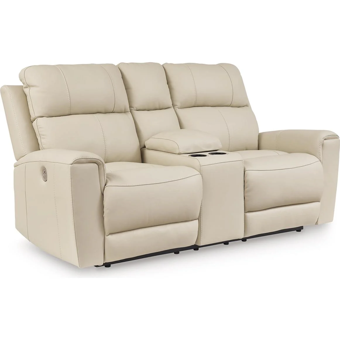 Signature Design by Ashley Dahlmoore U1320096 Double Reclining Power Loveseat with Console