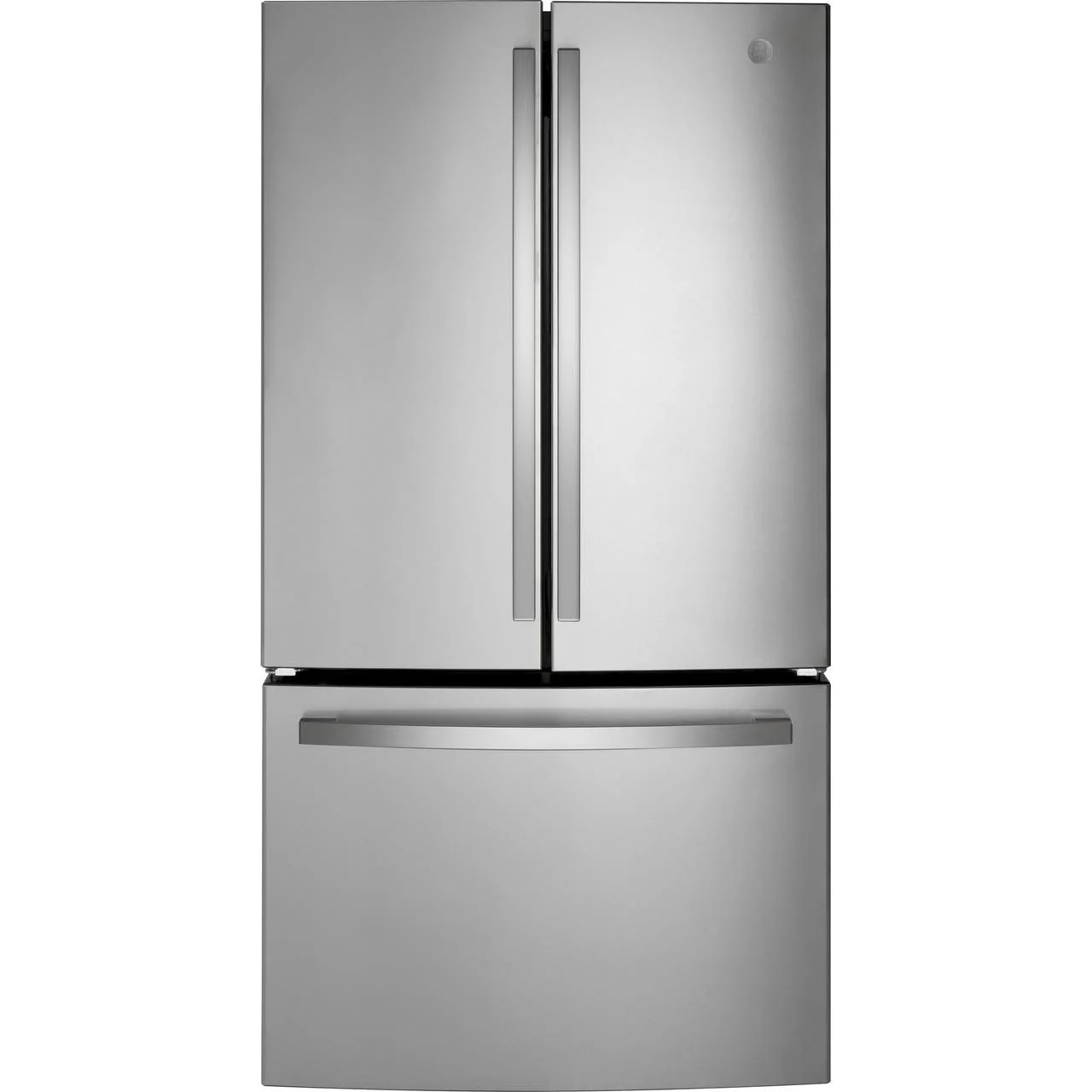 GE 36-inch, 21.9 cu.ft. Counter-Depth French 3-Door Refrigerator with Interior Ice Maker GWE22JYMFS