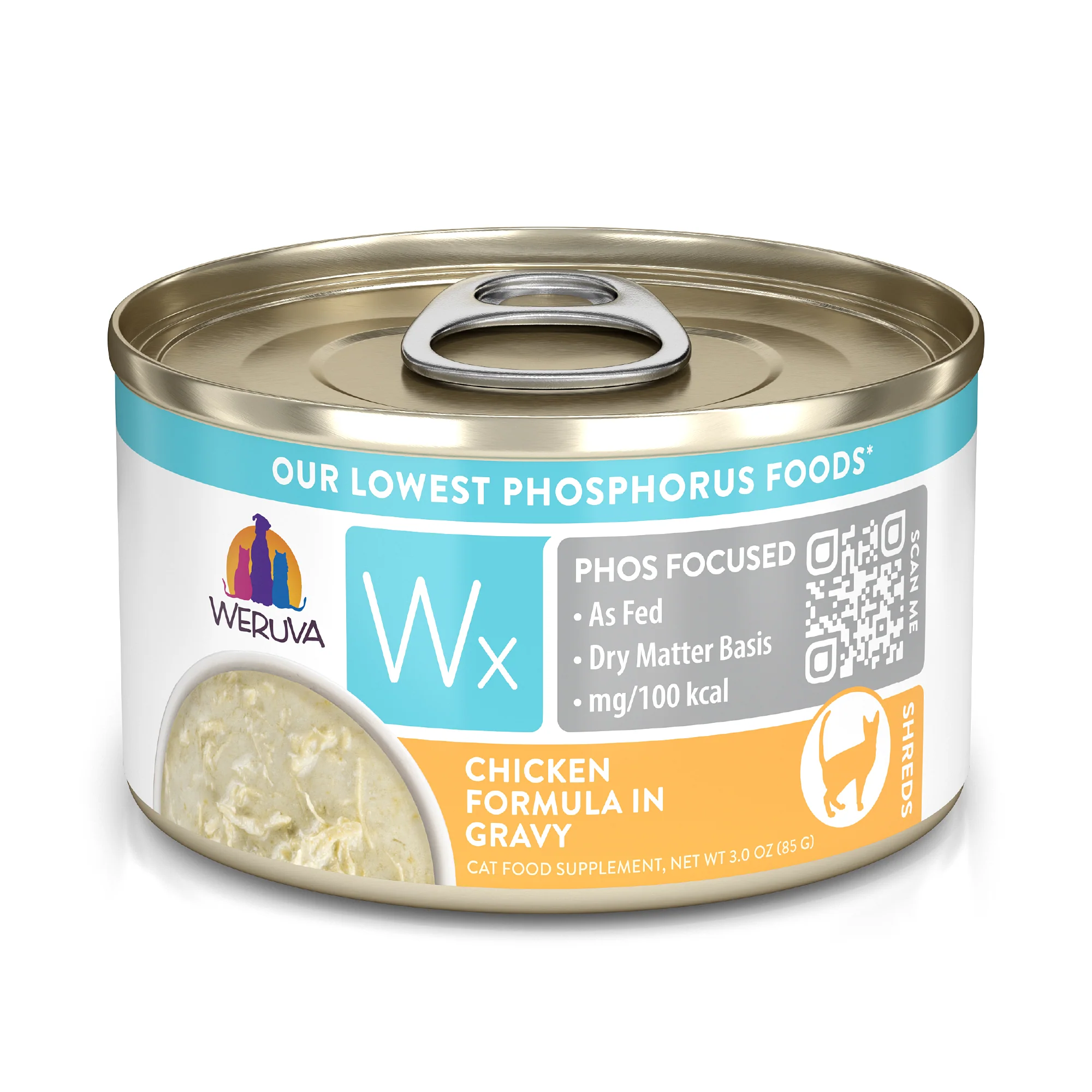 Weruva Wx Phos Focused 3oz Canned Cat food Chicken - Image 1