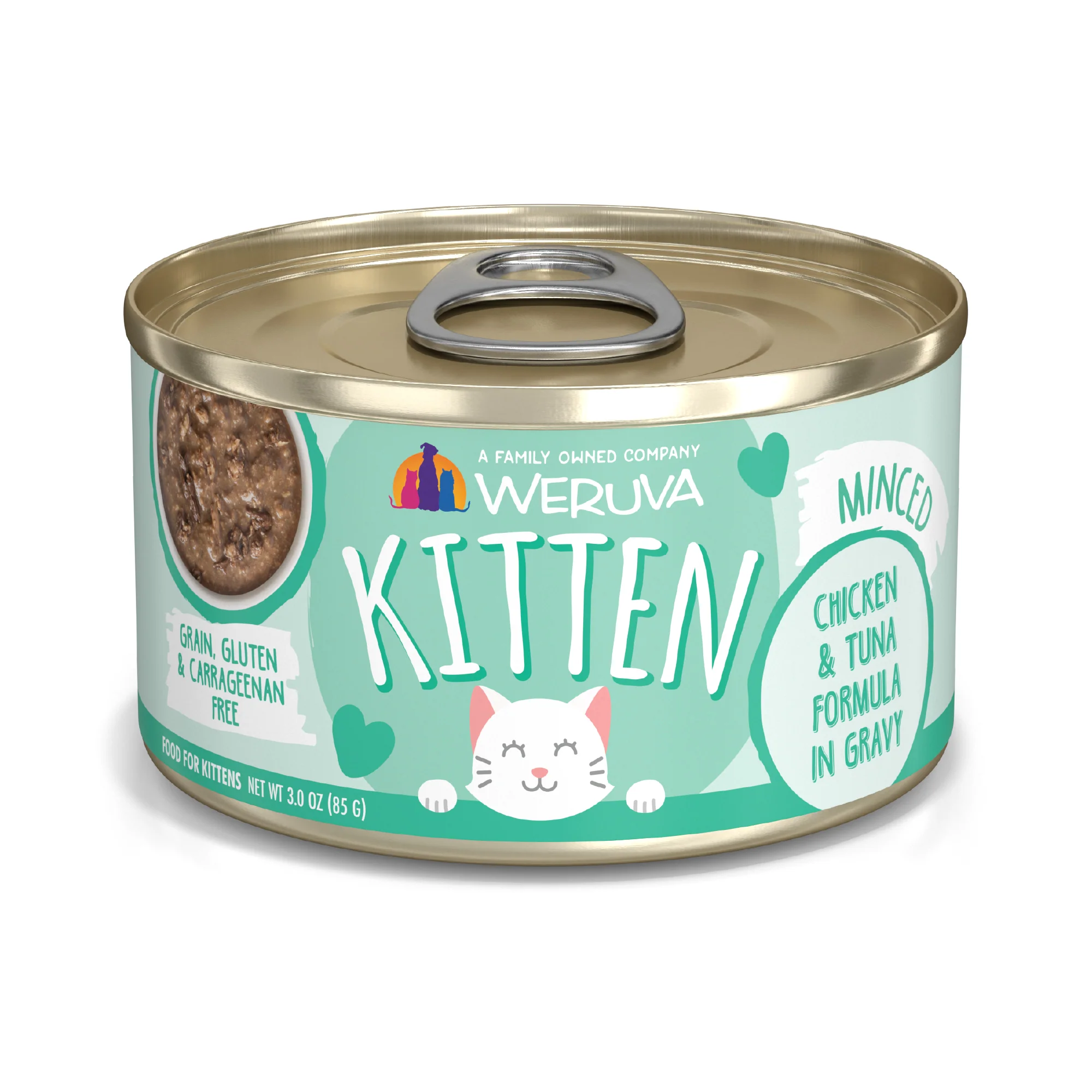 Weruva Classic Kitten 3oz Canned Cat food Tuna - Image 1