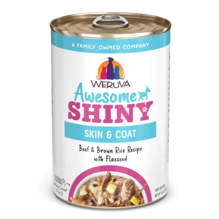 Weruva Dog Can Awesome Shiny Beef Rice 14 oz - Image 1