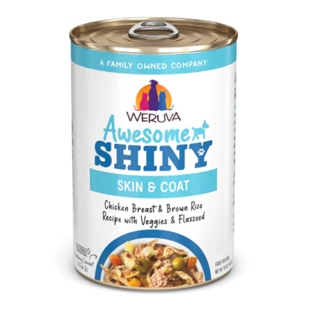 Weruva Dog Can Awesome Shiny Chicken Veggie 14 oz - Image 1