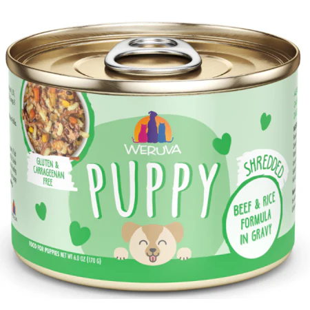 Weruva Dog Can Puppy Beef & Rice 6 oz - Image 1