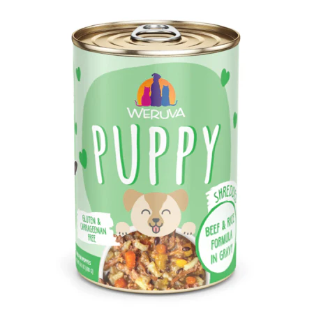 Weruva Dog Can Puppy Beef & Rice 14 oz - Image 1
