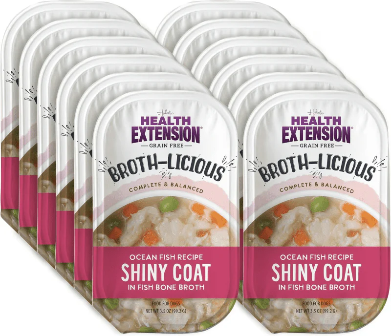 Health Extension Broth-licious Oceanfish Dog Food 3.5oz - Image 1