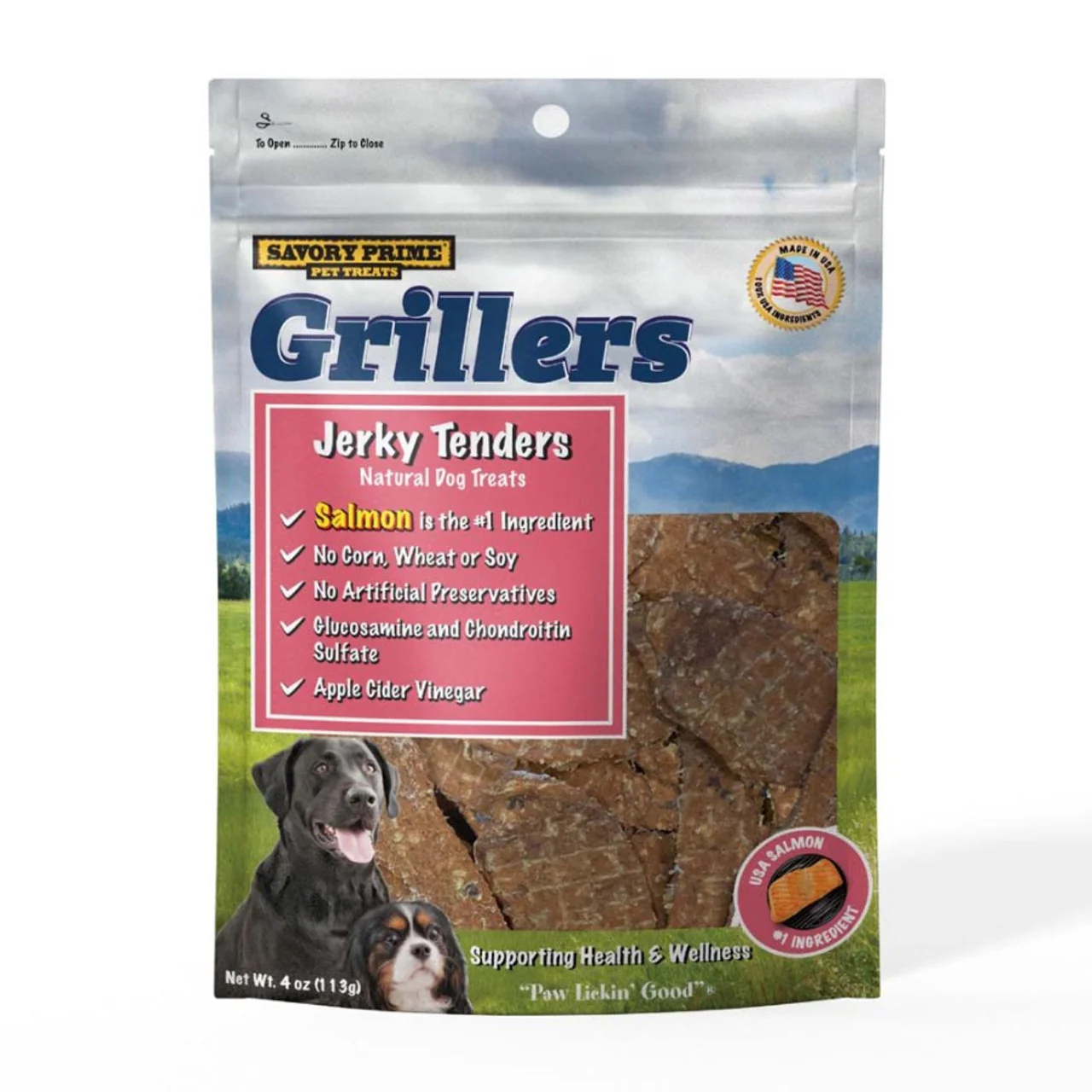 Savory Prime Grillers 4oz Salmon - Image 1