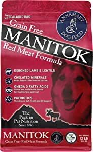 Annamaet Manitok Dog Food Lamb Buffalo Venison 12lb - Image 1