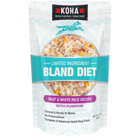 Koha Dog Wet Bland Diet Beef Pouch 12.5 oz - Image 1