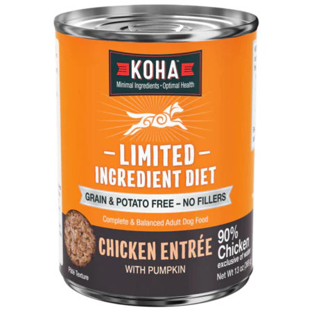 Koha Dog Can GF LID Chicken Entree 13oz - Image 1