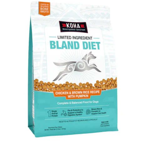 Koha Dog Dry Bland Diet Chicken 3.5lb - Image 1