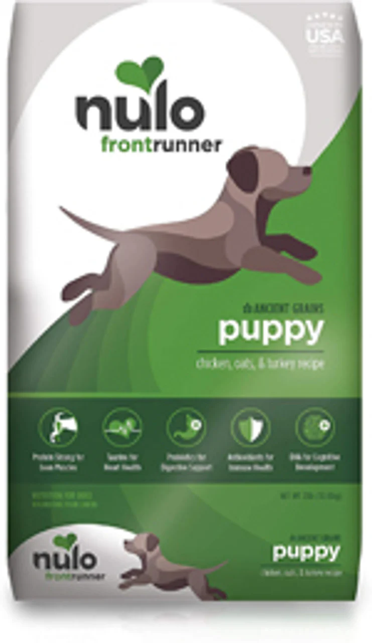 Nulo Frontrunner Puppy Chicken, Oats, & Turkey Dry Dog Food, 23 lb - Image 1