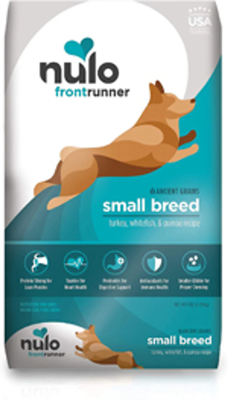 Nulo Frontrunner Small Breed Turkey, Whitefish, & Quinoa Dry Dog Food, 11 lb - Image 1