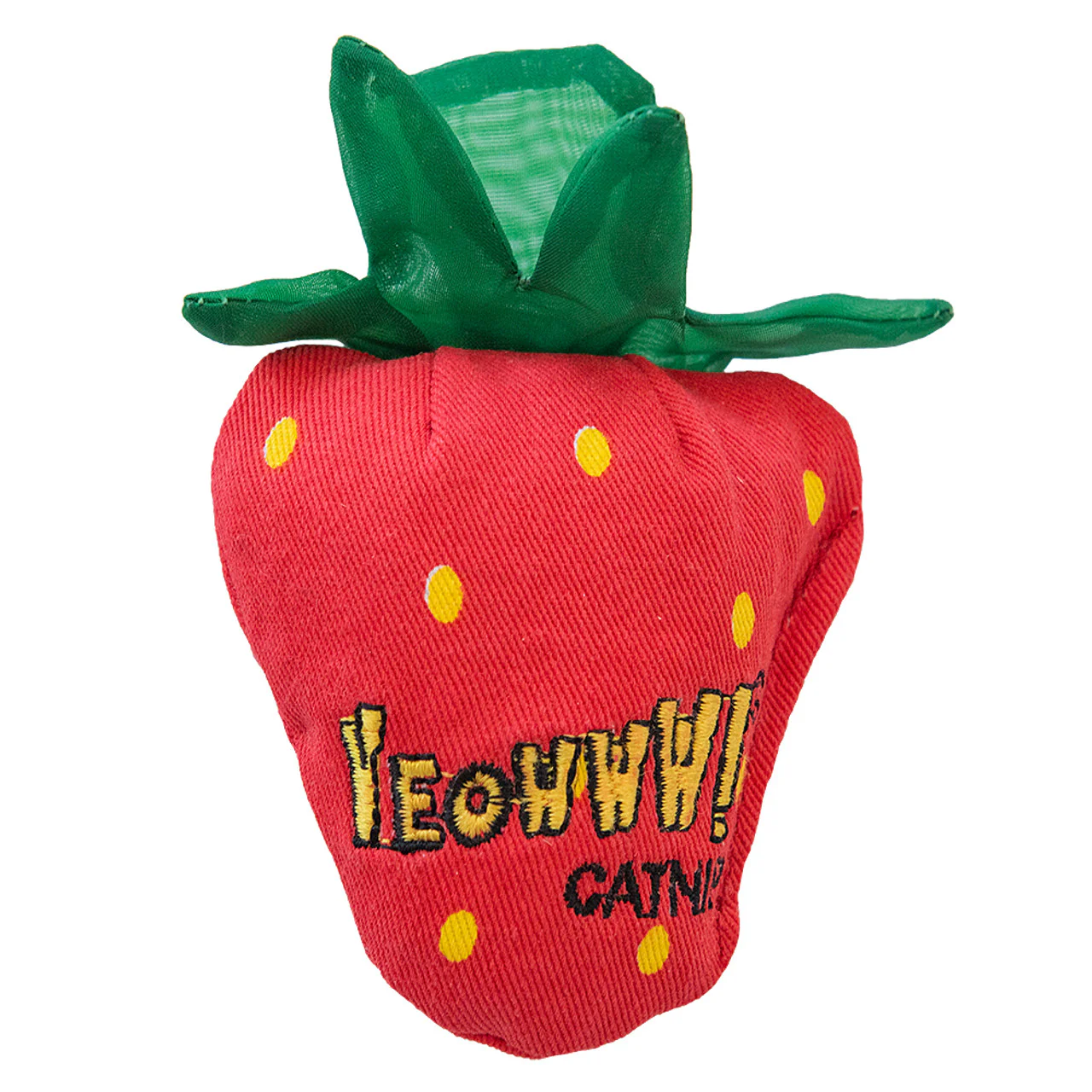Yeowww Catnip Cat Toy Strawberry Single - Image 1