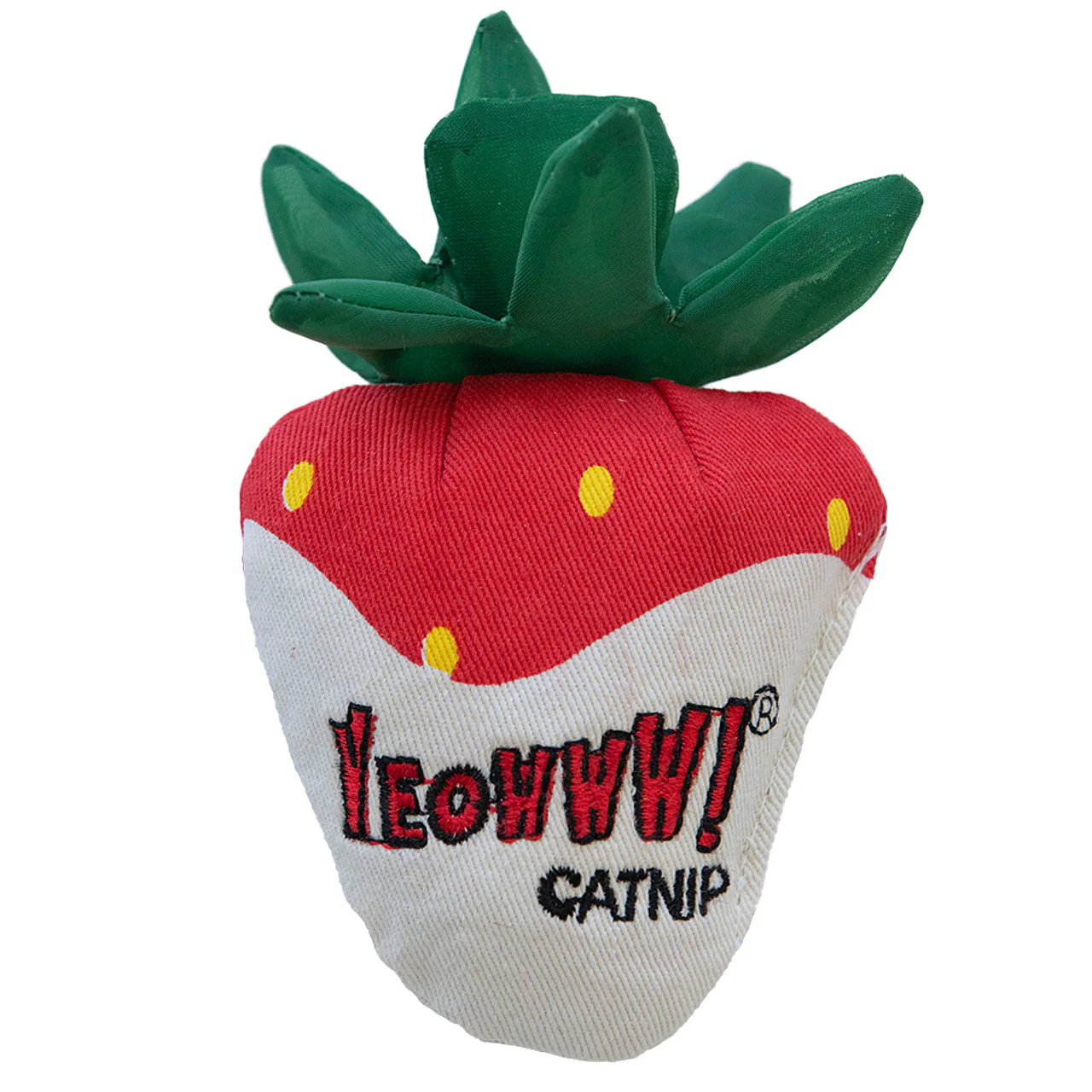 Yeowww Catnip Cat Toy White Chocolate Strawberry Single - Image 1