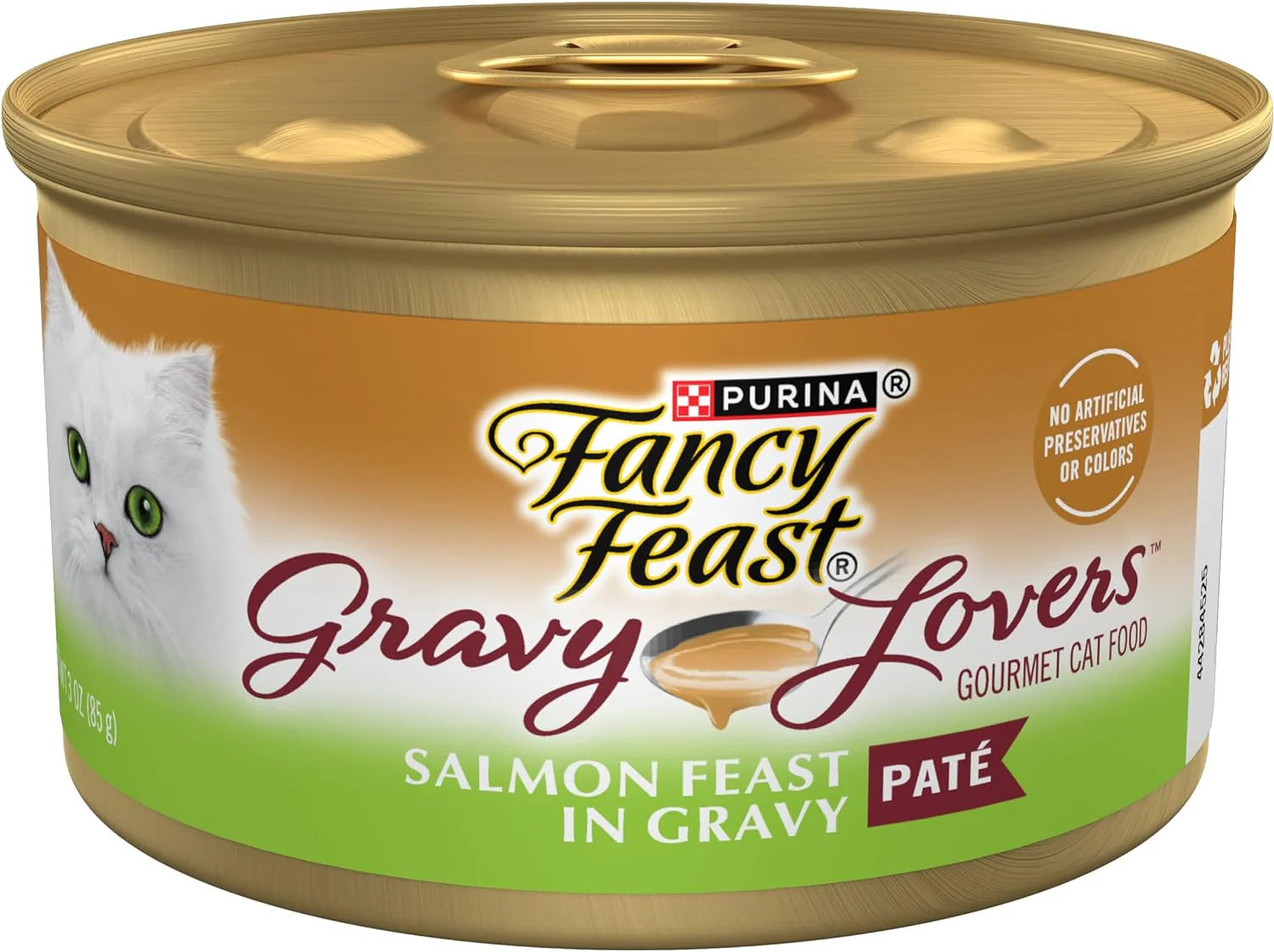 Purina Fancy Feast Gravy Lovers Salmon Feast Pate in Wet Cat Food Gravy 3 oz - Image 1