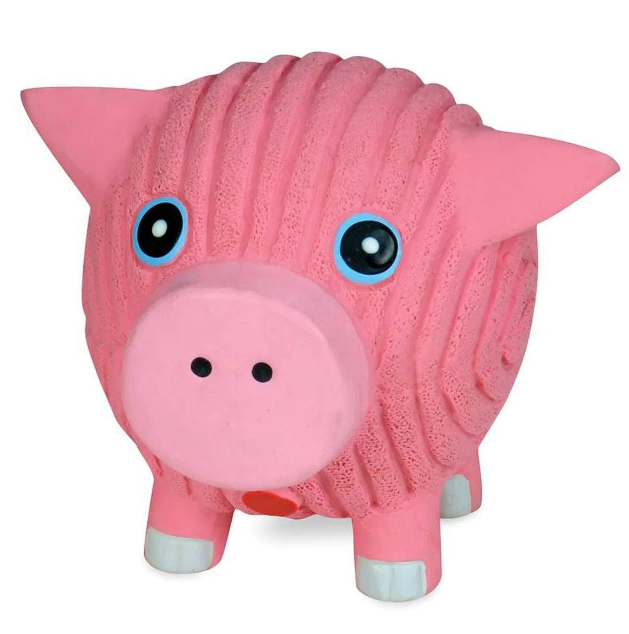 Hugglehounds Dog Hamlet Pig Ruff-Tex Ball Small - Image 1