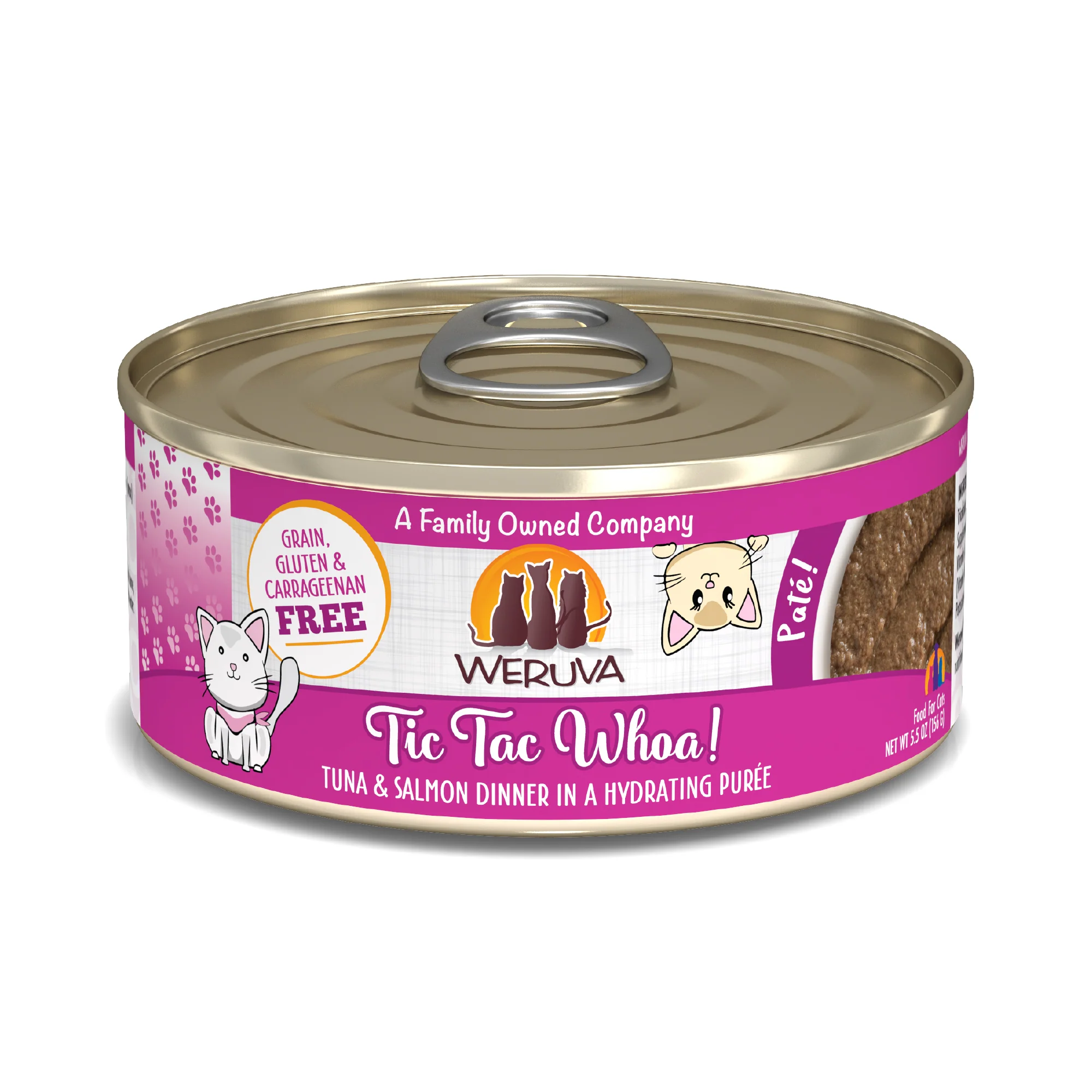 Weruva Pate 5.5oz Canned Cat food Tic Tac Whoa - Image 1