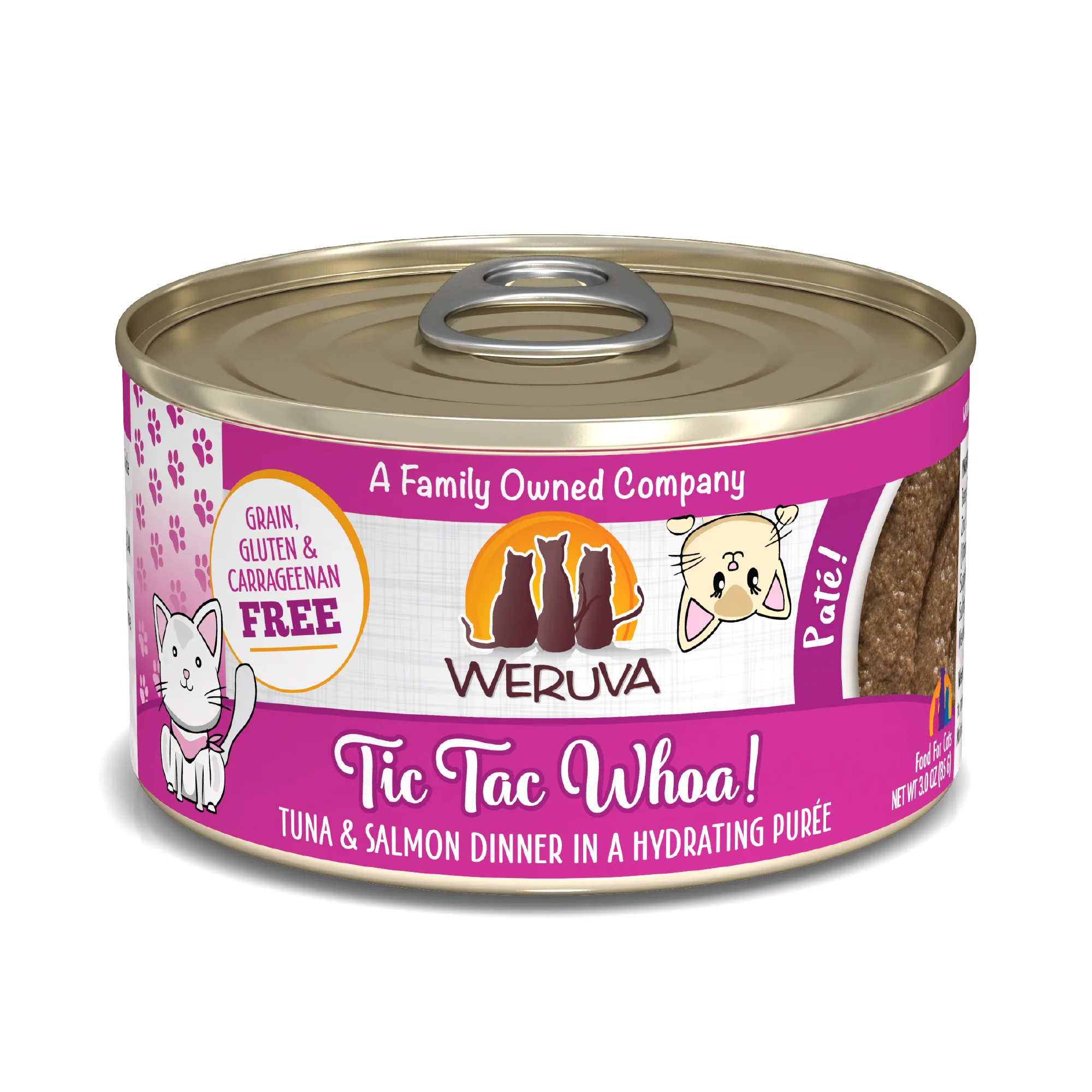 Weruva Pate 3oz Canned Cat food Tic Tac Whoa - Image 1