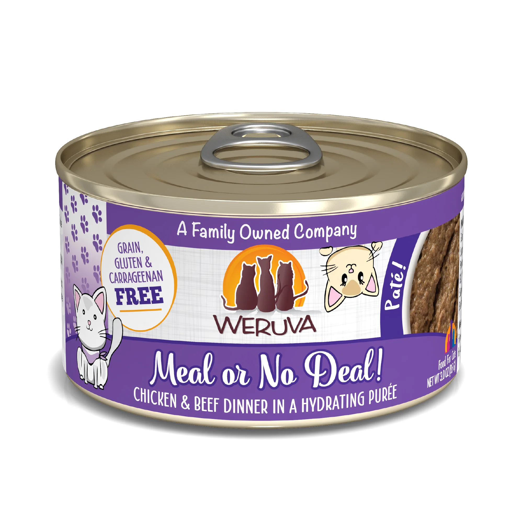 Weruva Pate 3oz Canned Cat food Meal or No Deal - Image 1