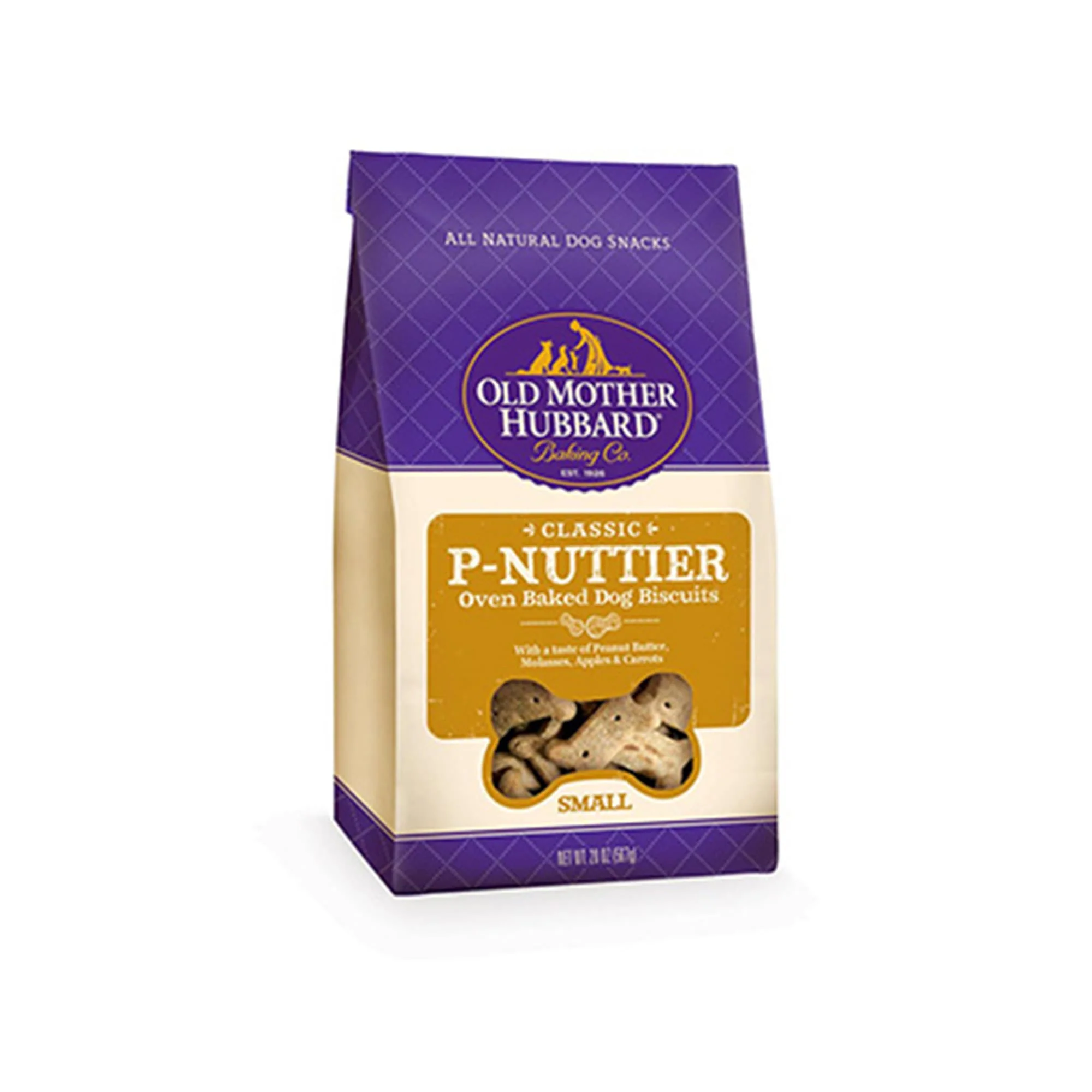 Old Mother Hubbard Classic P-Nuttier Biscuits Baked Dog Treats  Small  20 Ounce Bag - Image 1