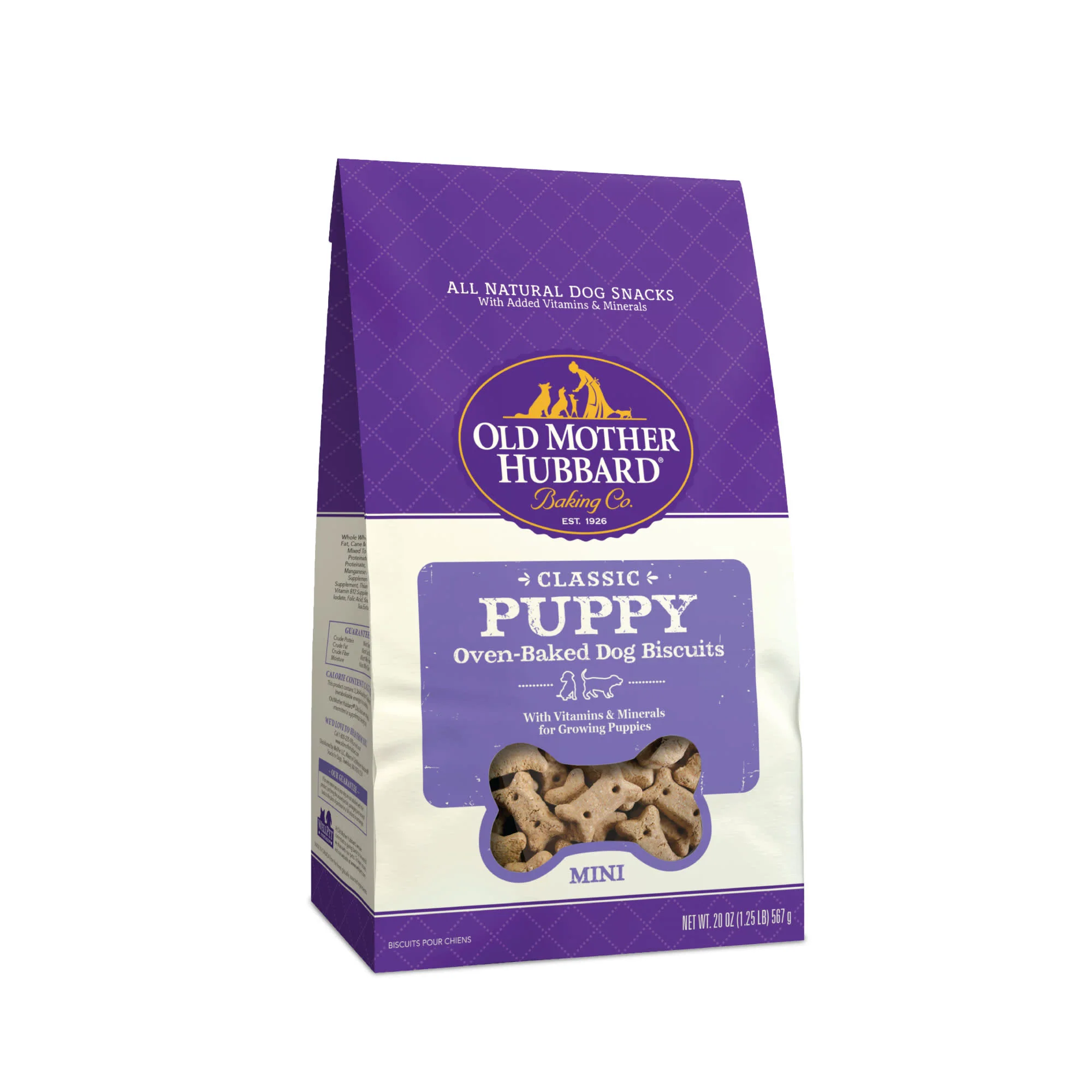 Old Mother Hubbard Classic Puppy Biscuits Baked Dog Treats  Mini  20 Ounce Bag - Image 1