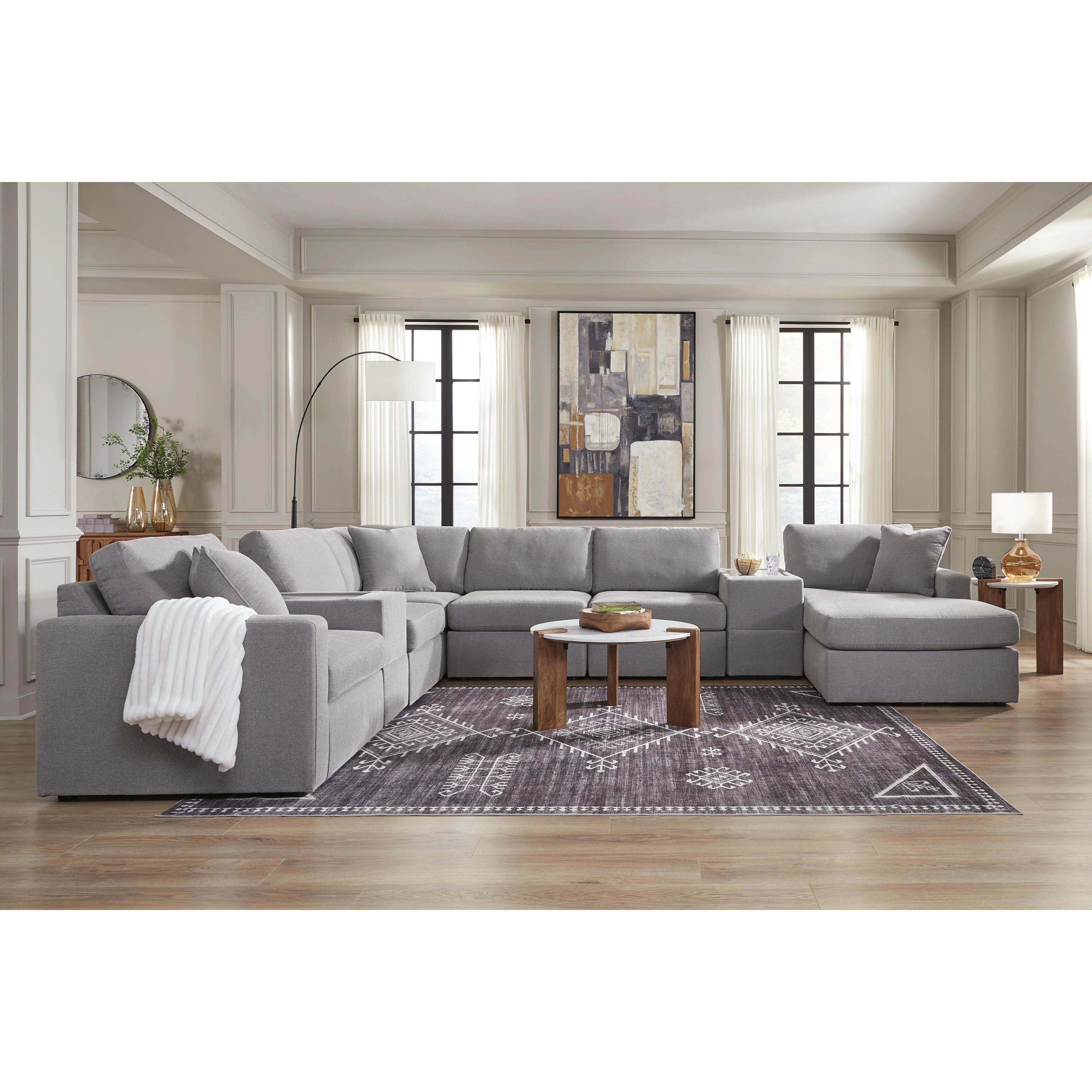 Signature Design by Ashley Modmax 92104S42 8 pc Sectional with Chaise - Image 3