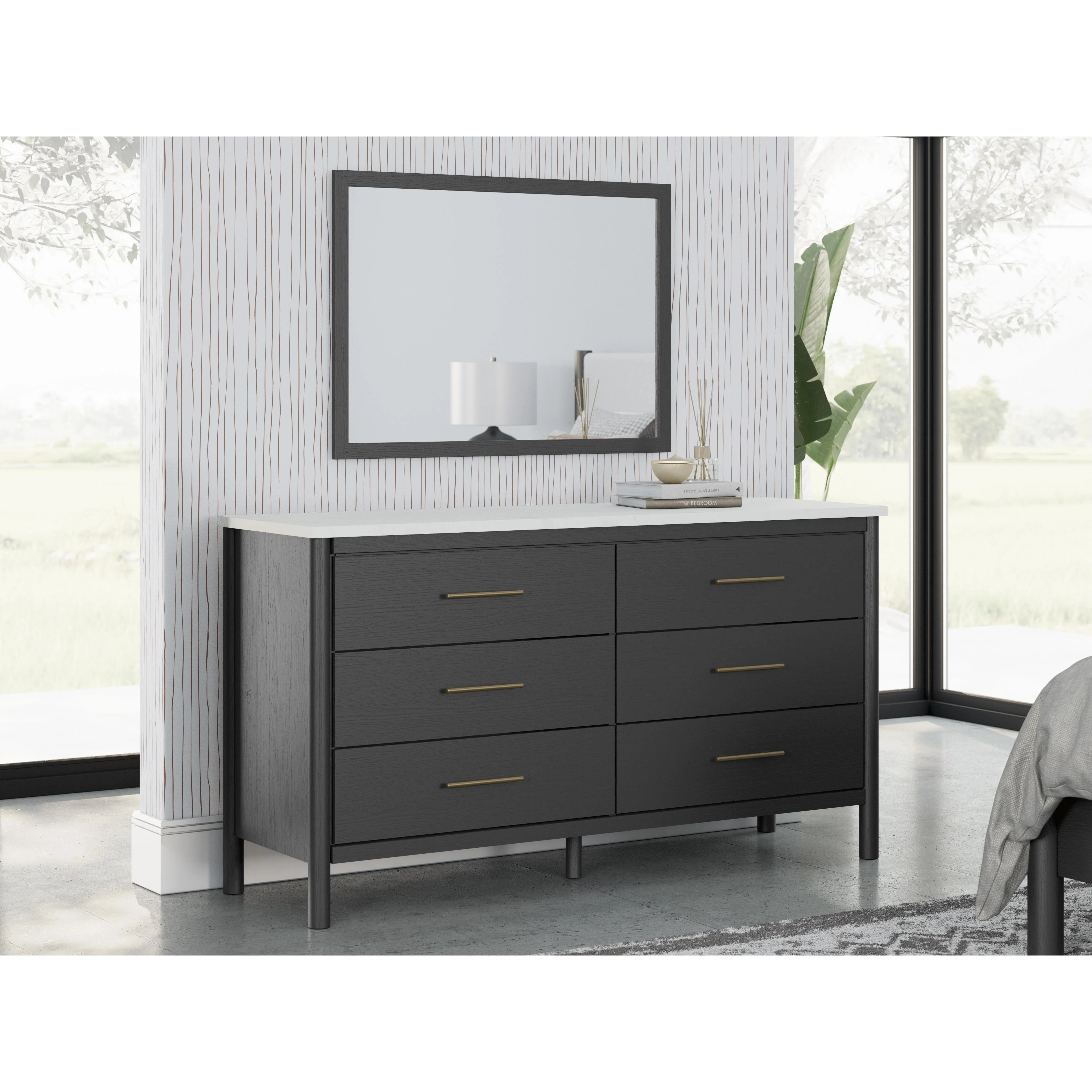 Signature Design by Ashley Cadmori B2616-36 Bedroom Mirror - Image 3