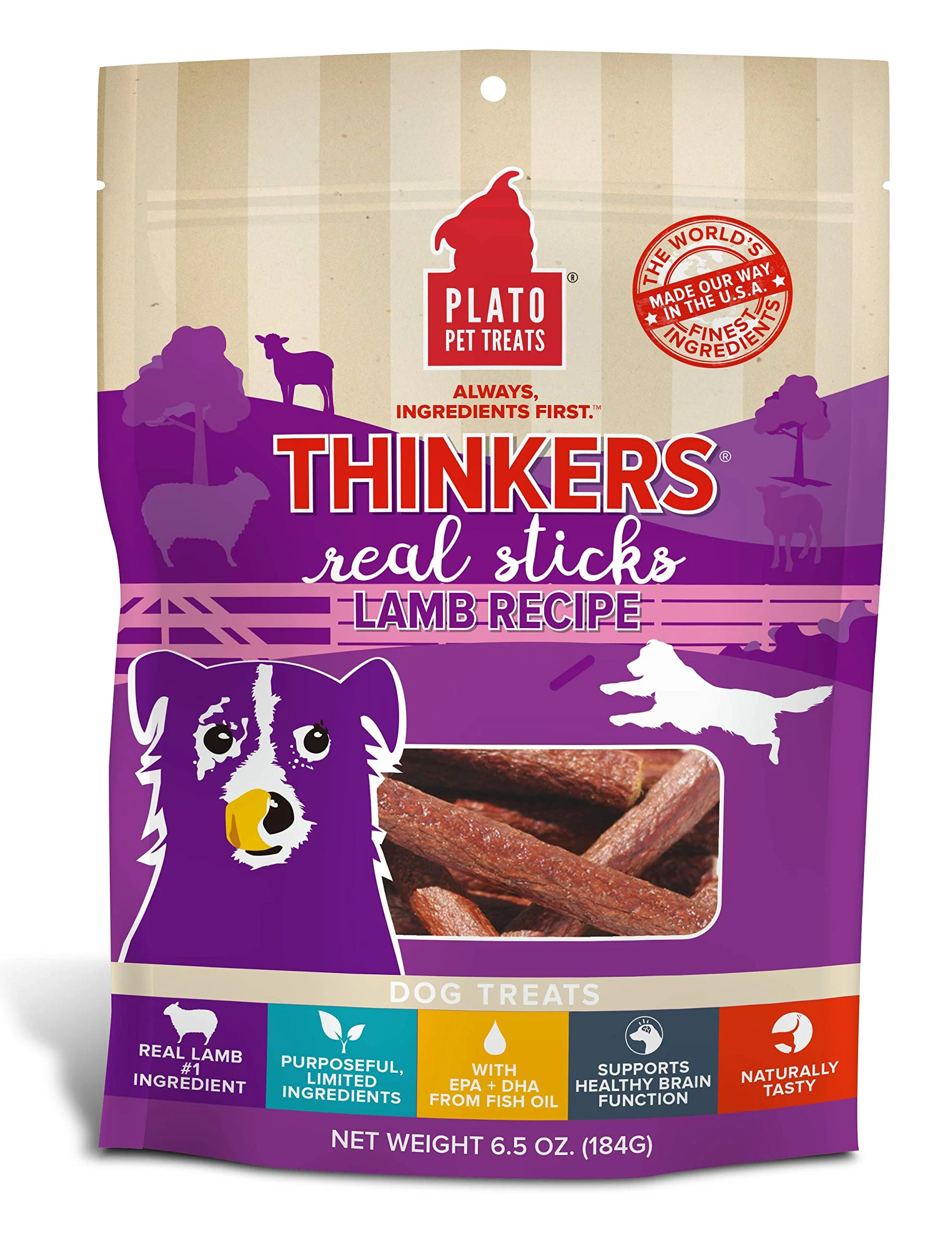 Plato Thinkers Lamb Sticks 10oz - Image 1