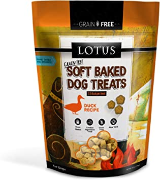 Lotus Wholesome Duck Recipe Soft Baked Dog Treats 10oz - Image 1