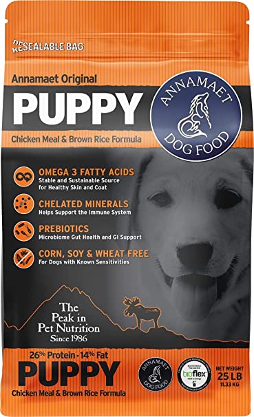 Annamaet Original Puppy Chicken Meal and Brown Rice Formula 25lb - Image 1