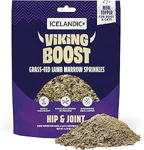 Icelandic+ Viking Boost Dog & Cat Food Topper Hip & Joint Lamb Marrow Sprinkles 5.75oz - Image 1