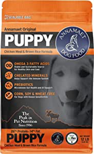 Annamaet Original Puppy Chicken Meal and Brown Rice Formula 12lb - Image 1