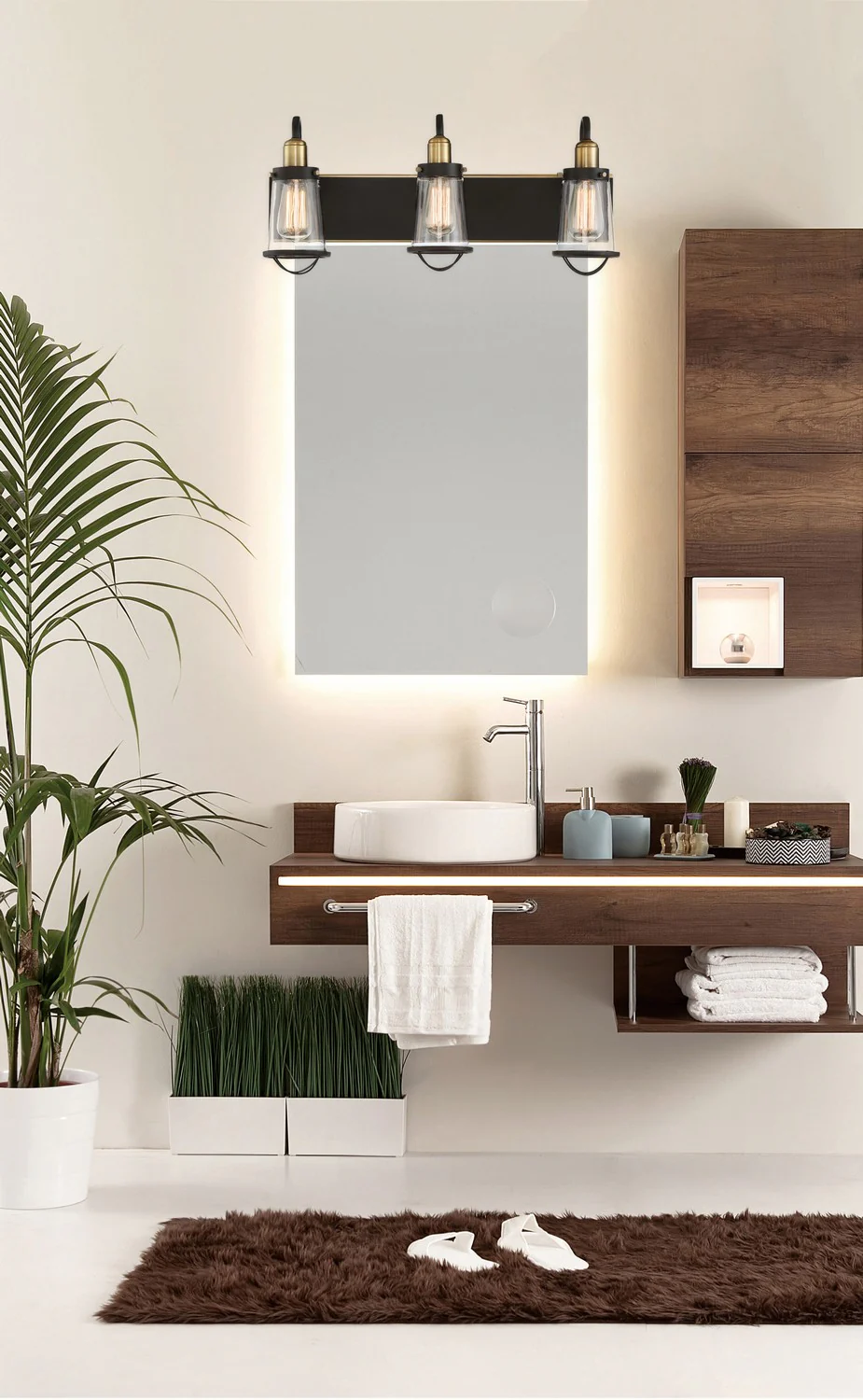 Lansing Three Light Bath Bar - Image 1