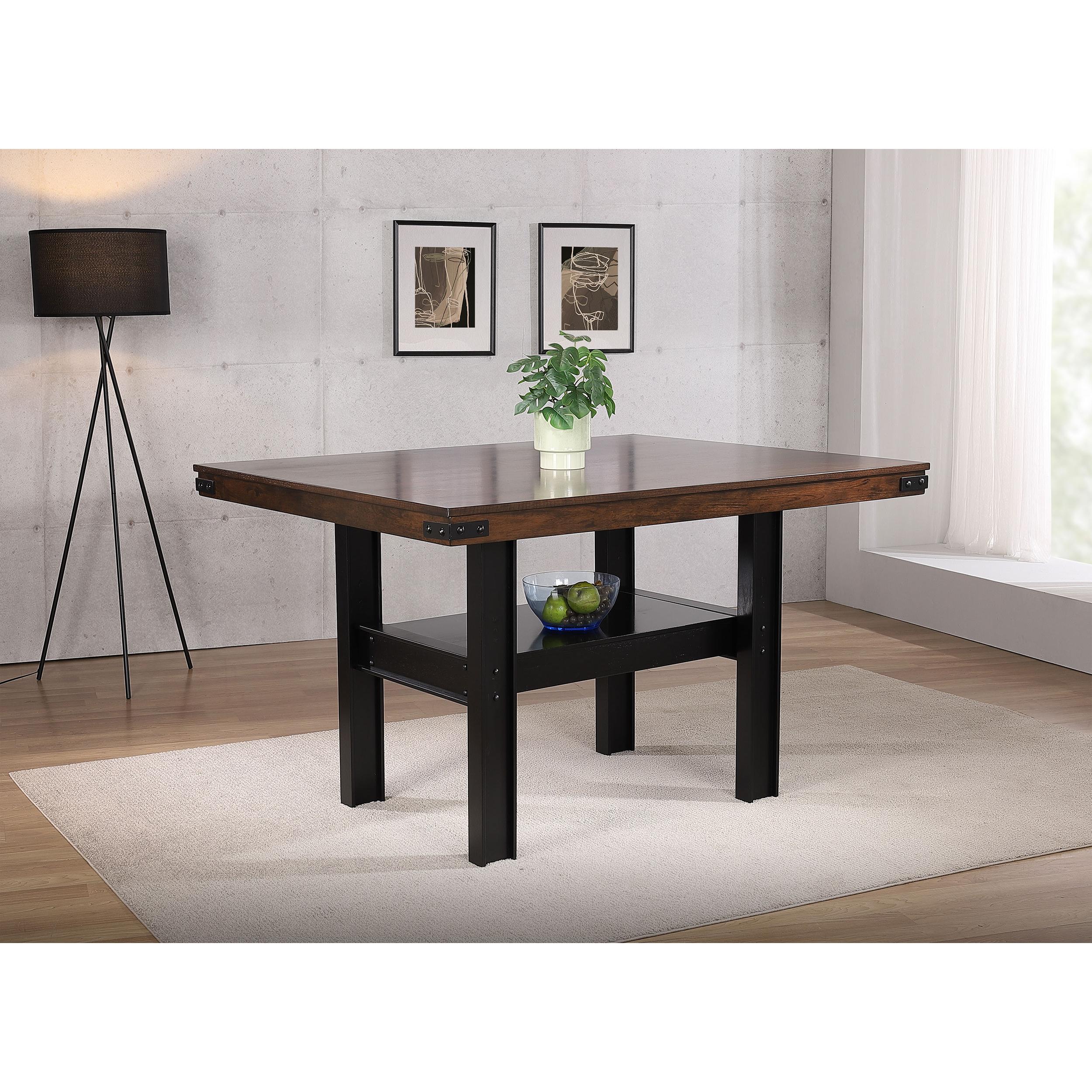 Coaster Furniture Patterson 108888 60-inch Counter Height Dining Table - Mango Oak - Image 2