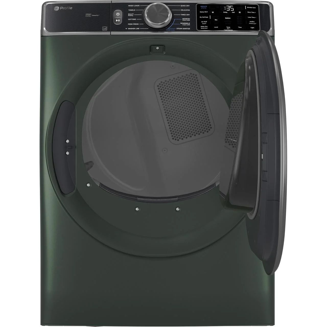 GE Profile 7.8 cu. ft. Electric Dryer with Sanitize Cycle PFD95ESPWGN - Image 2