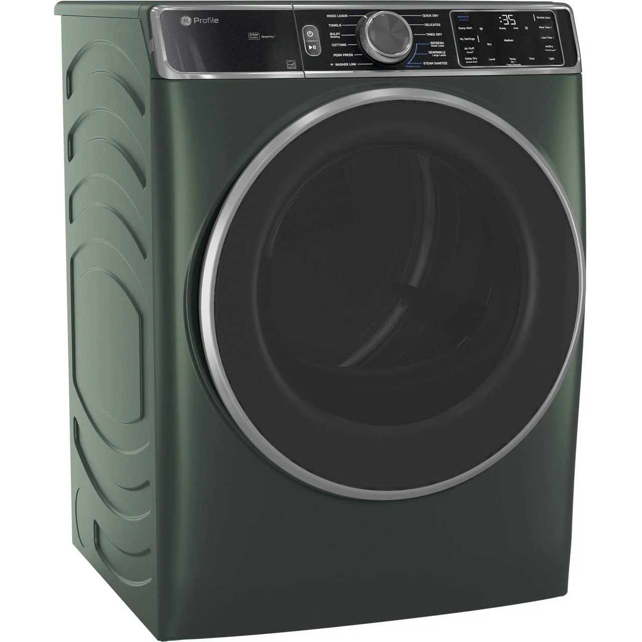 GE Profile 7.8 cu. ft. Electric Dryer with Sanitize Cycle PFD95ESPWGN - Image 3