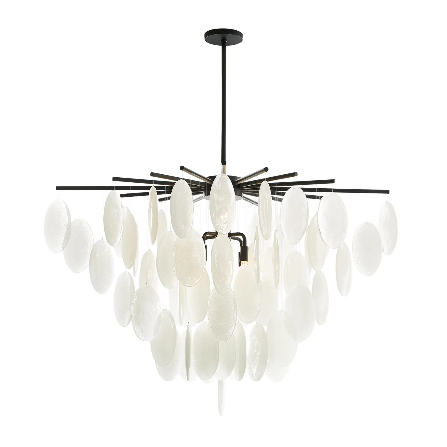 Tiffany Eight Light Chandelier - Image 1