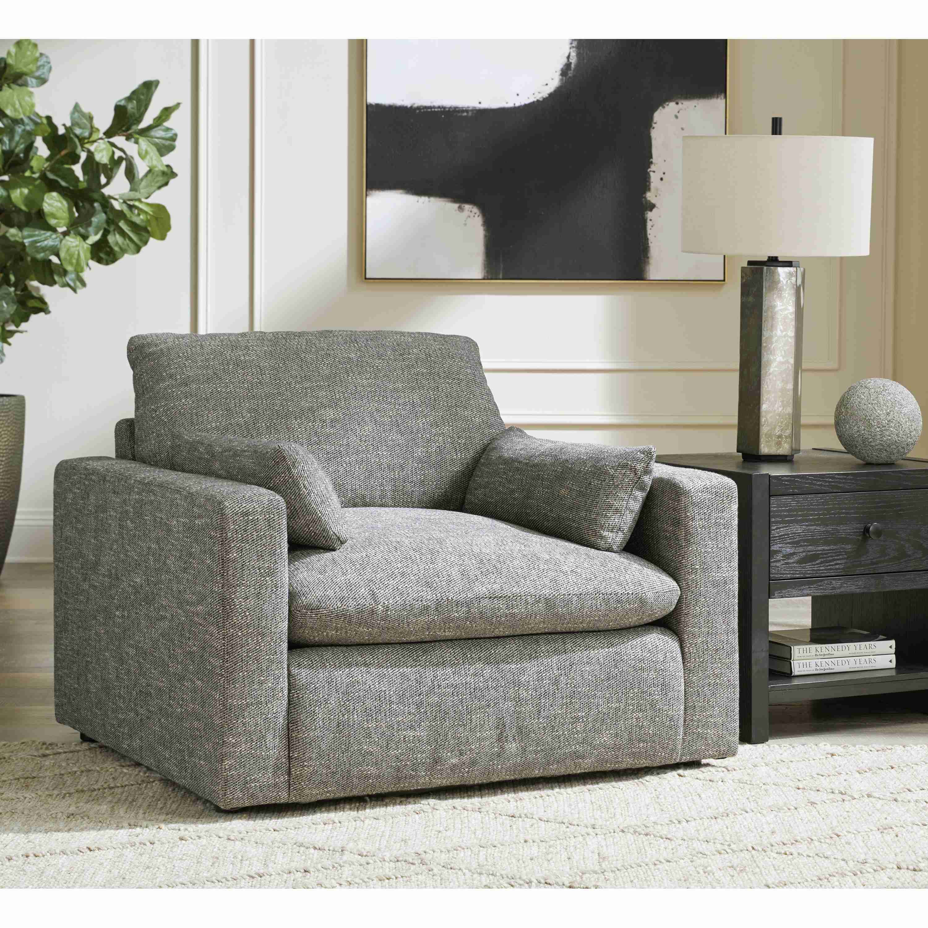 Benchcraft Dramatic 11702U2 Oversized Chair and Ottoman - Image 2