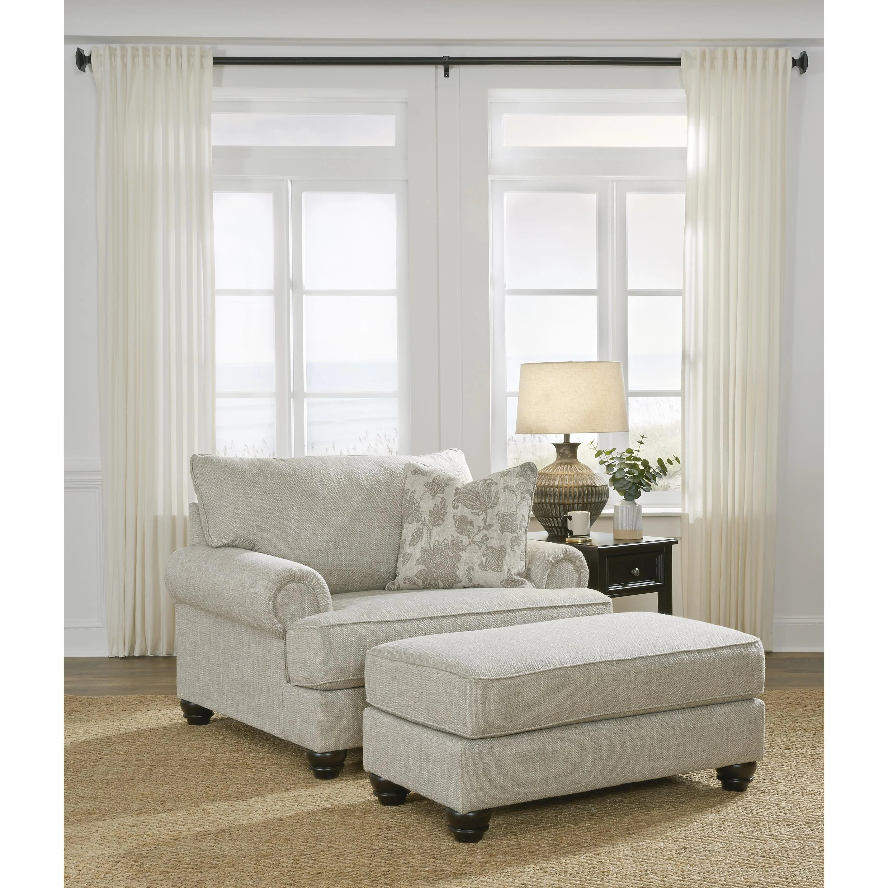 Benchcraft Asanti 13201U3 Oversized Chair and Ottoman