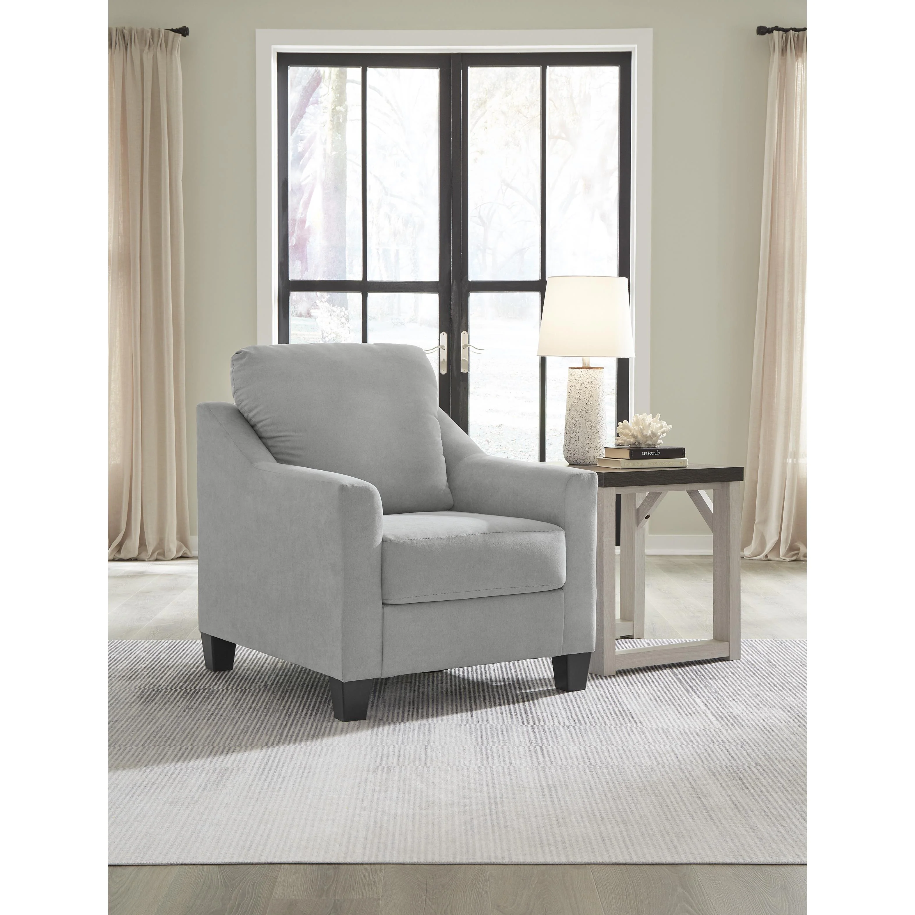 Signature Design by Ashley Adlai 30103U1 Chair and Ottoman - Image 2