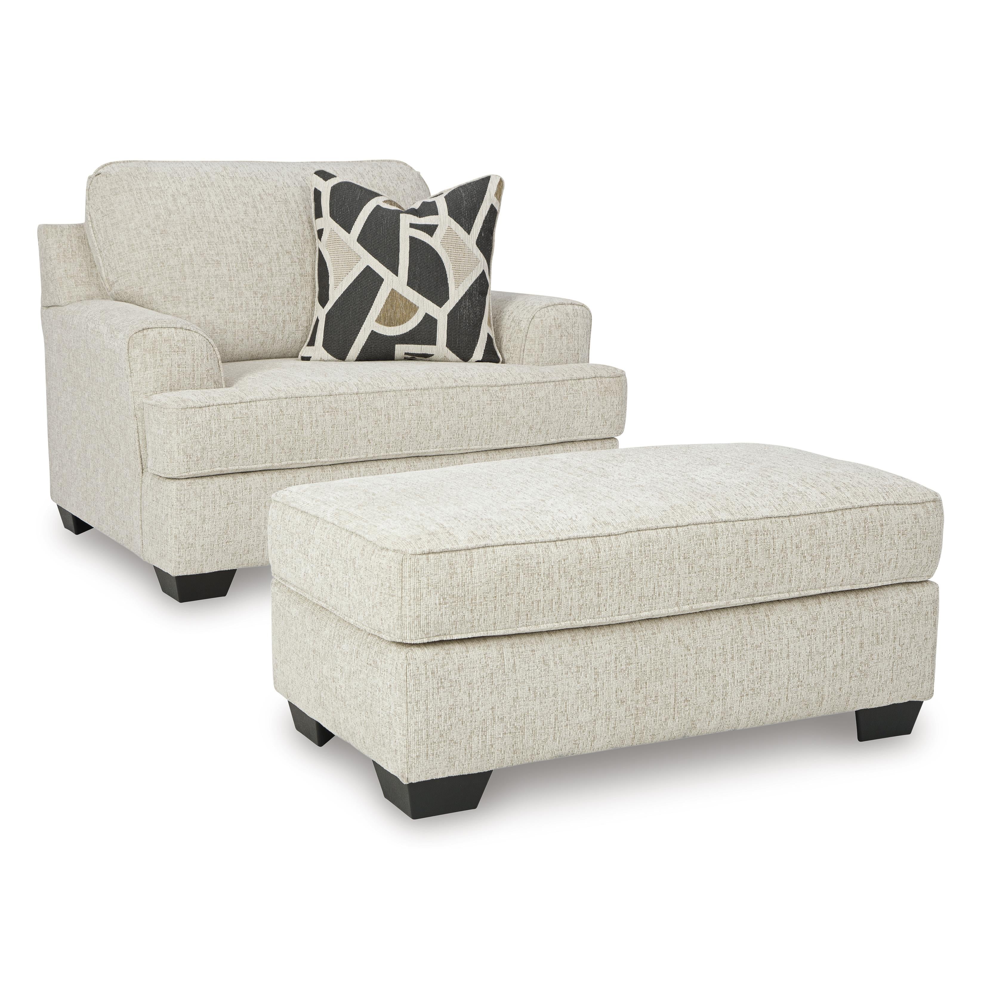 Benchcraft Heartcort 44604U1 Oversized Chair and Ottoman - Image 1