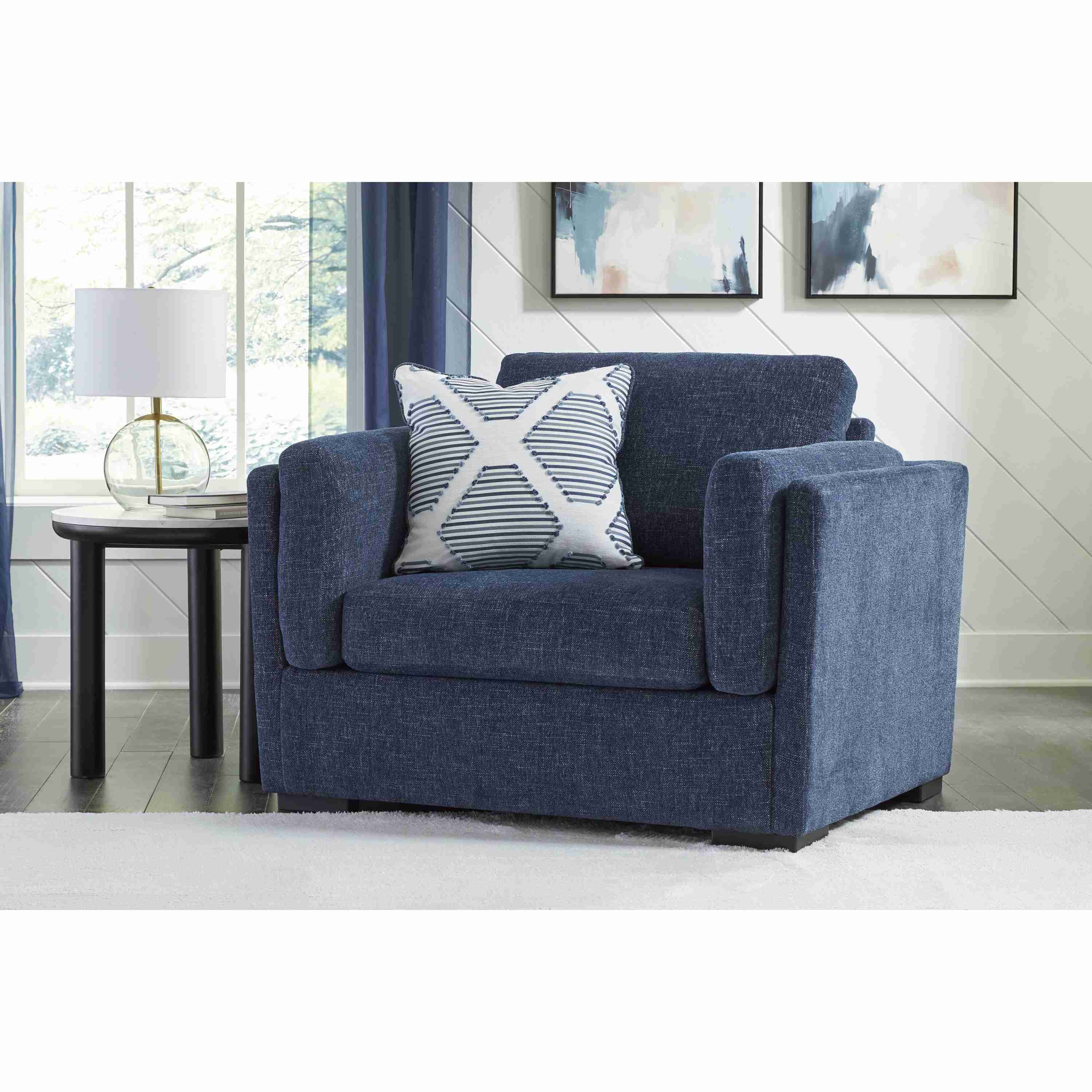 Benchcraft Evansley 54502U1 Oversized Chair and Ottoman - Image 3